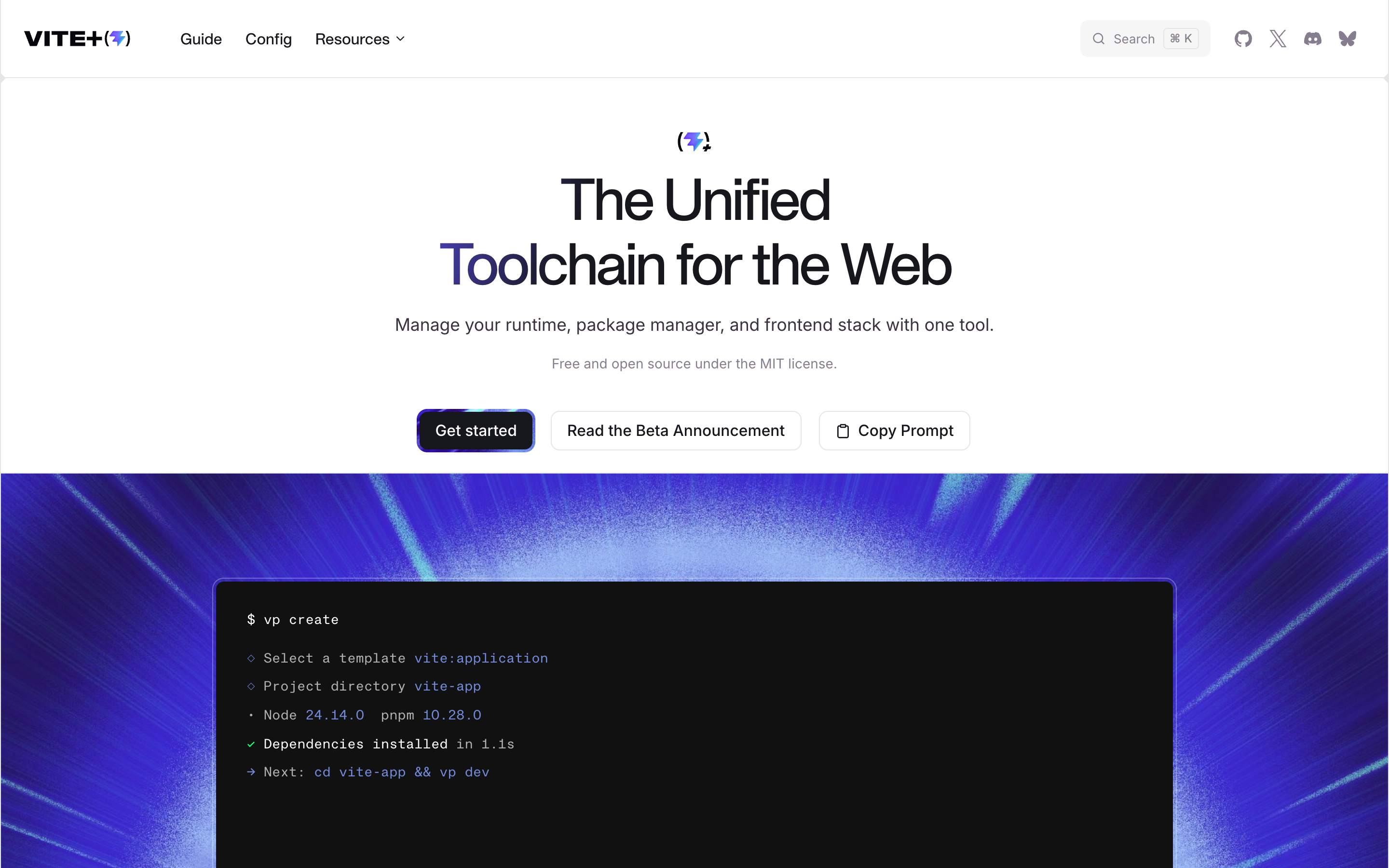 Viteplus website screenshot