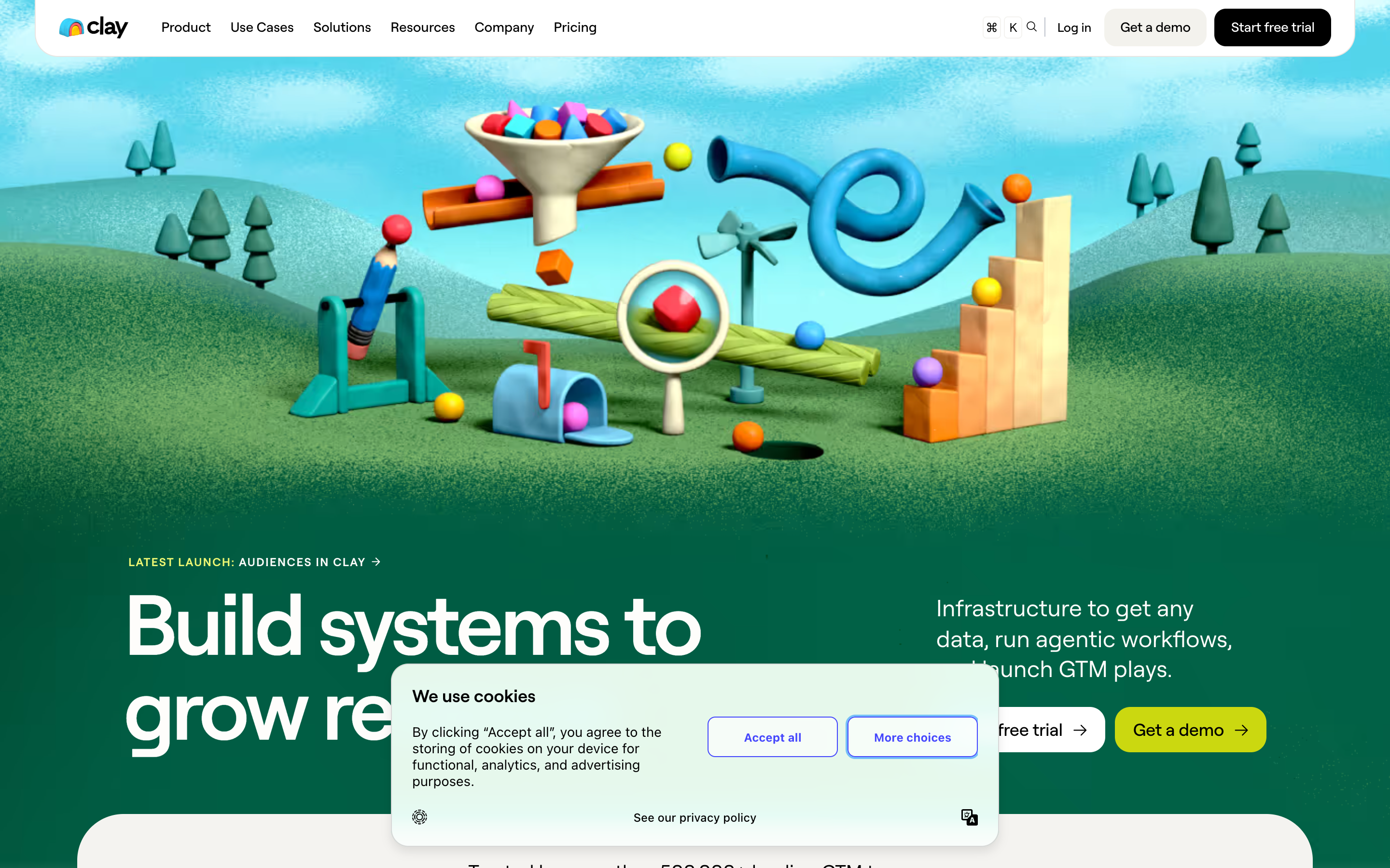 Clay website screenshot