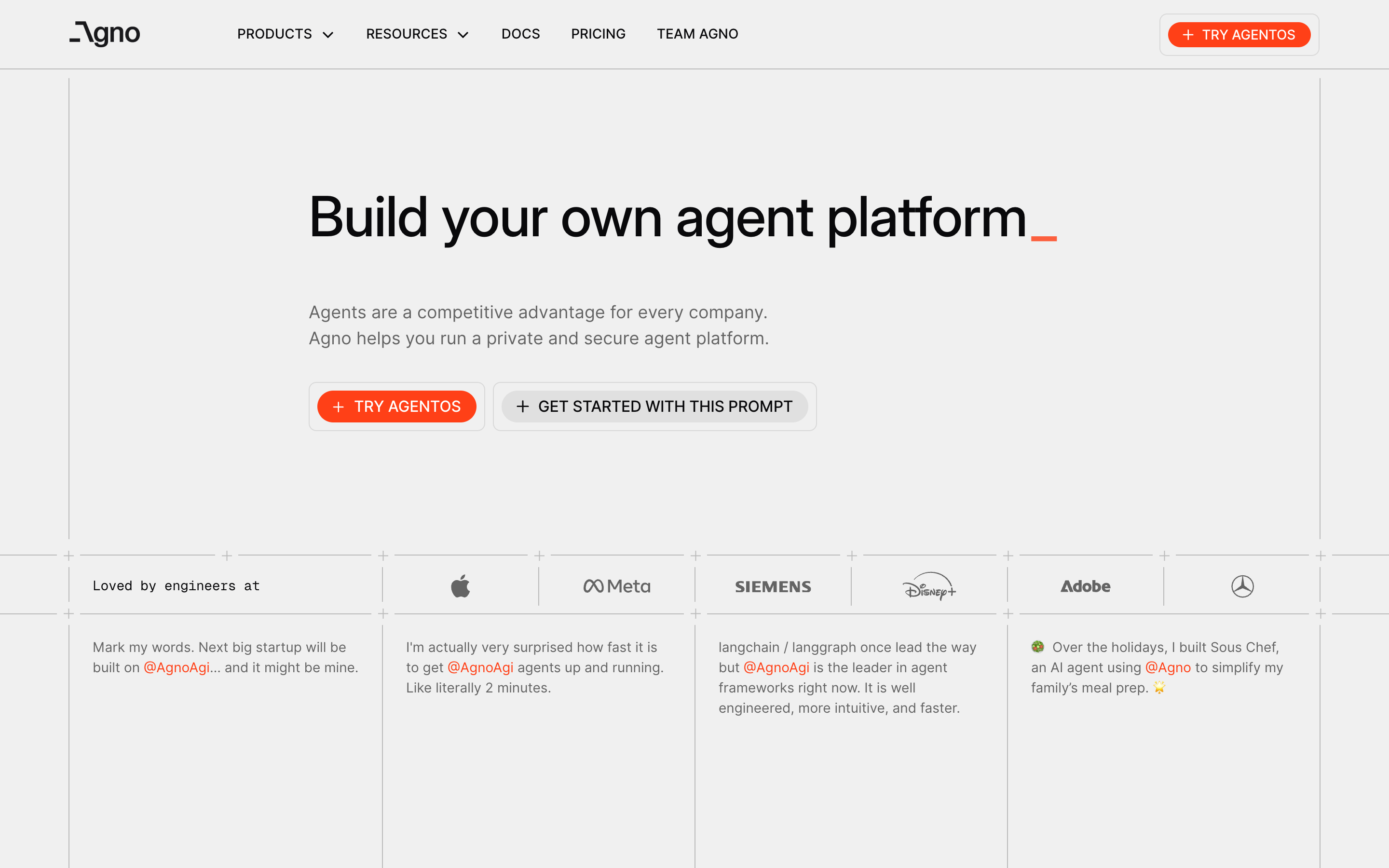 Phidata website screenshot