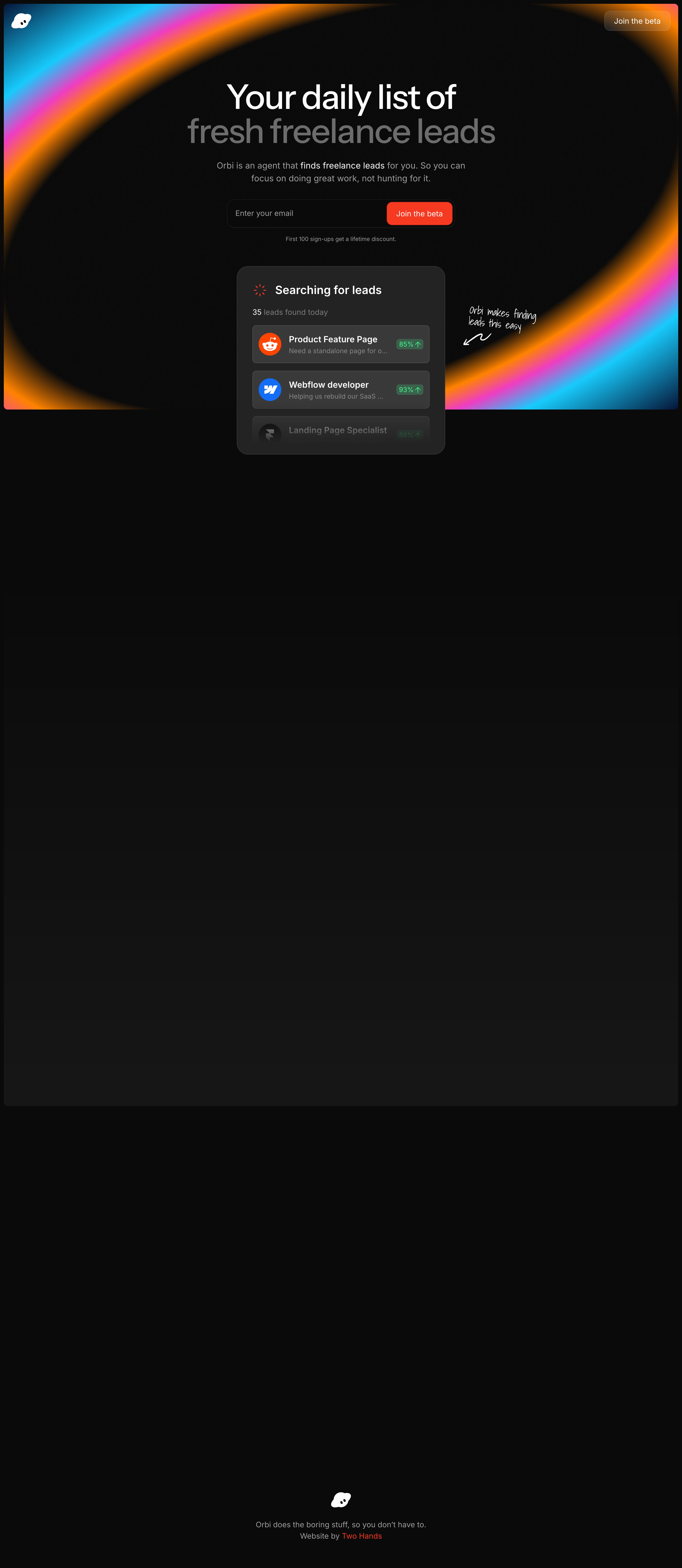 Heyorbi desktop screenshot