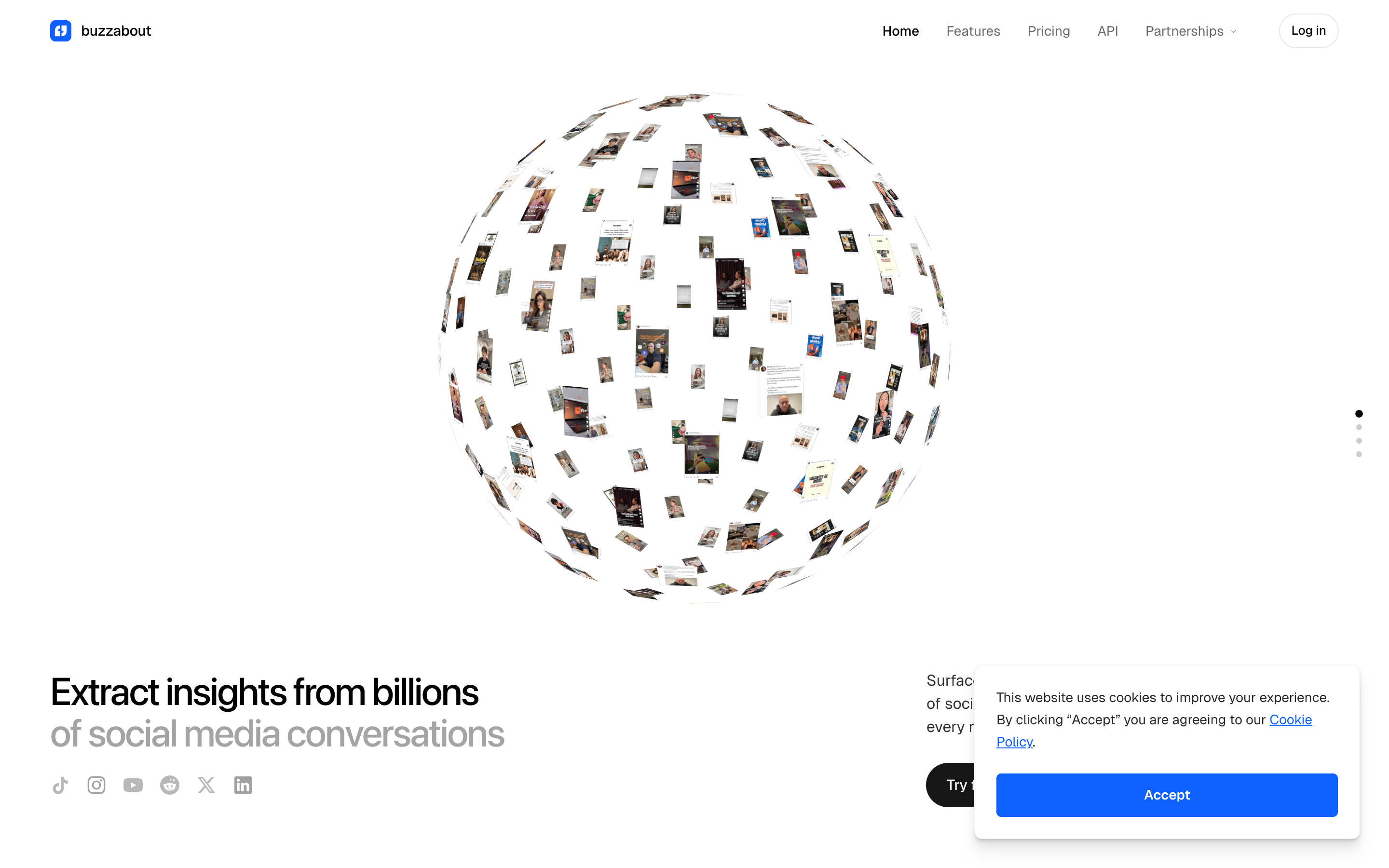 Buzzabout website screenshot