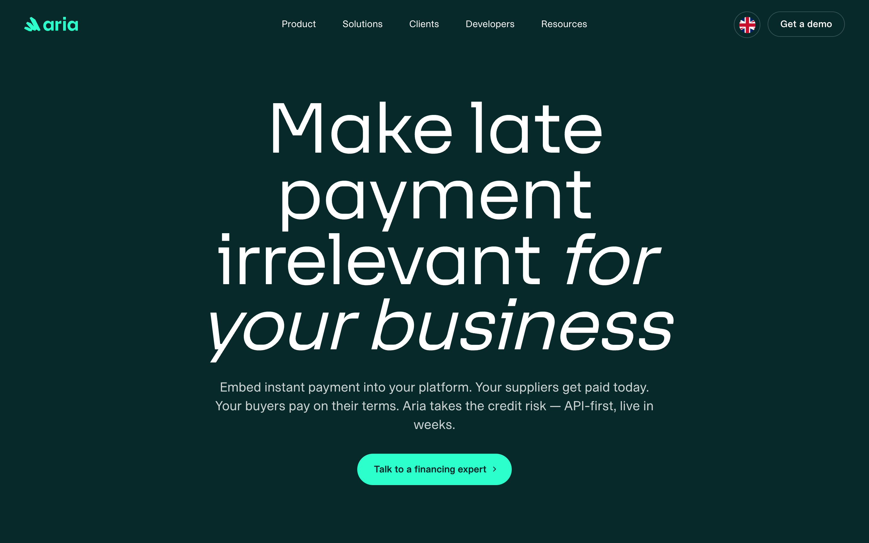 Helloaria website screenshot
