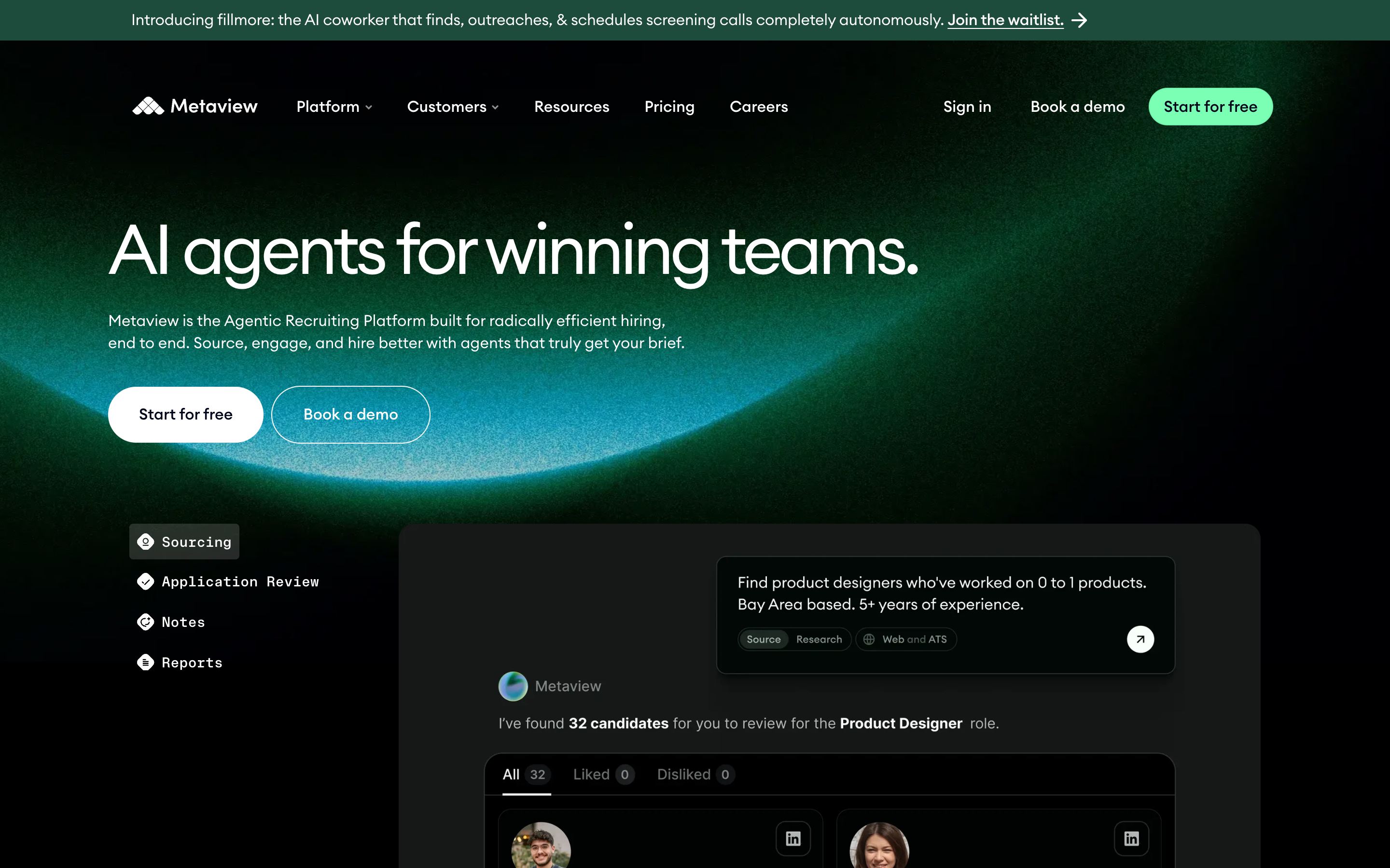 Metaview desktop screenshot