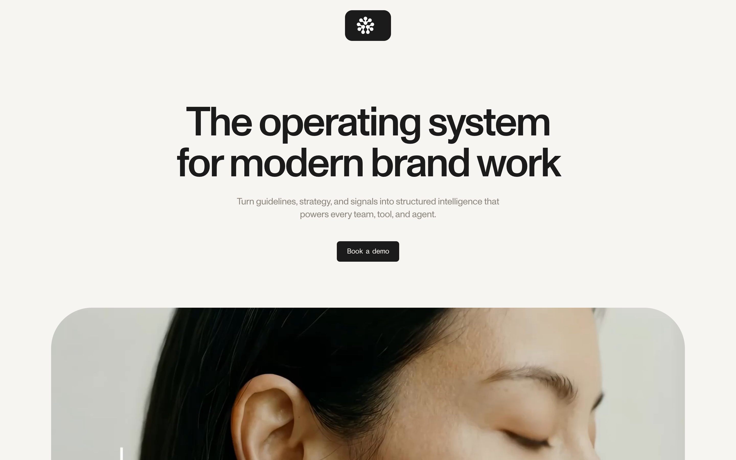 Brand AI website screenshot