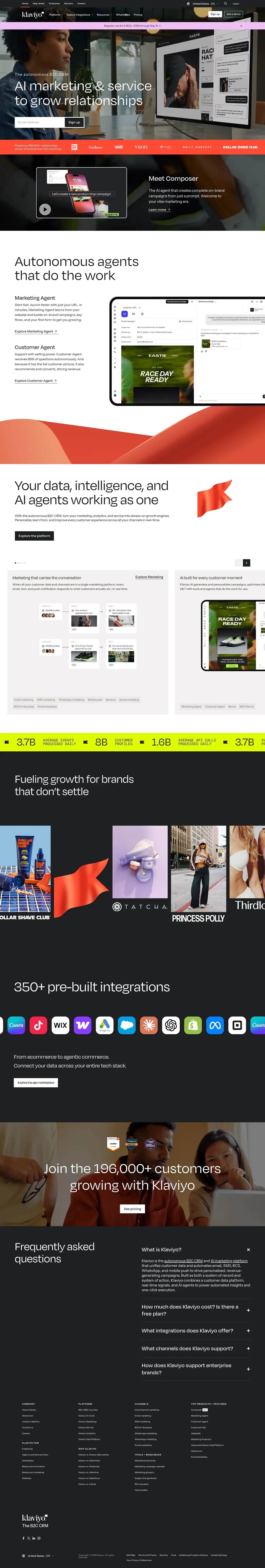 Klaviyo desktop screenshot