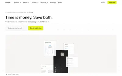 Ramp website screenshot