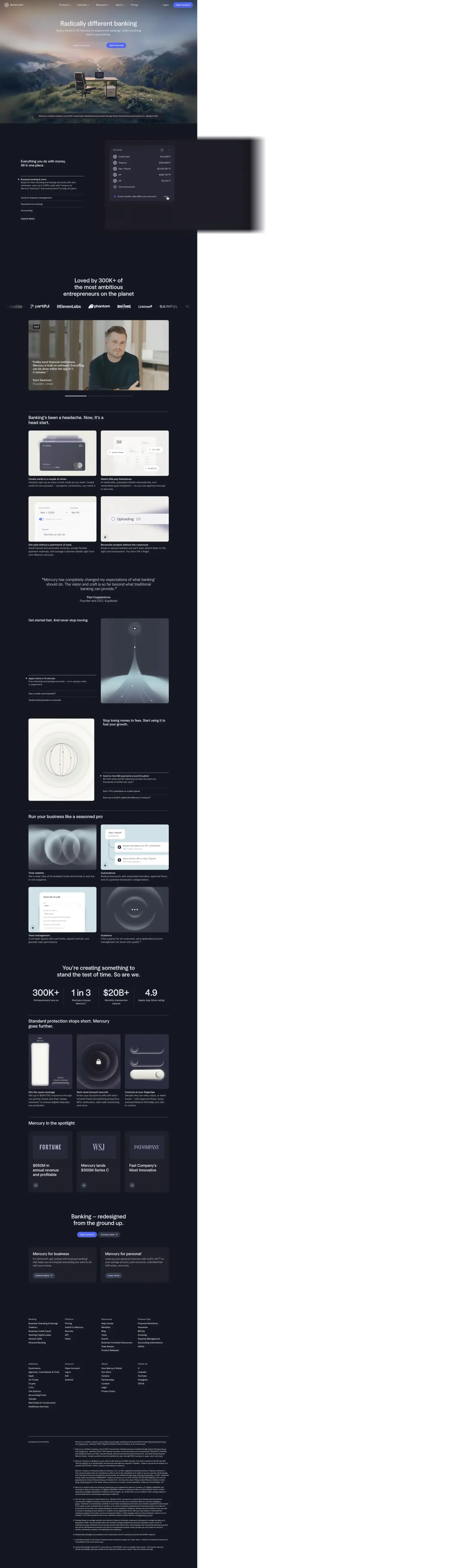 Mercury desktop screenshot