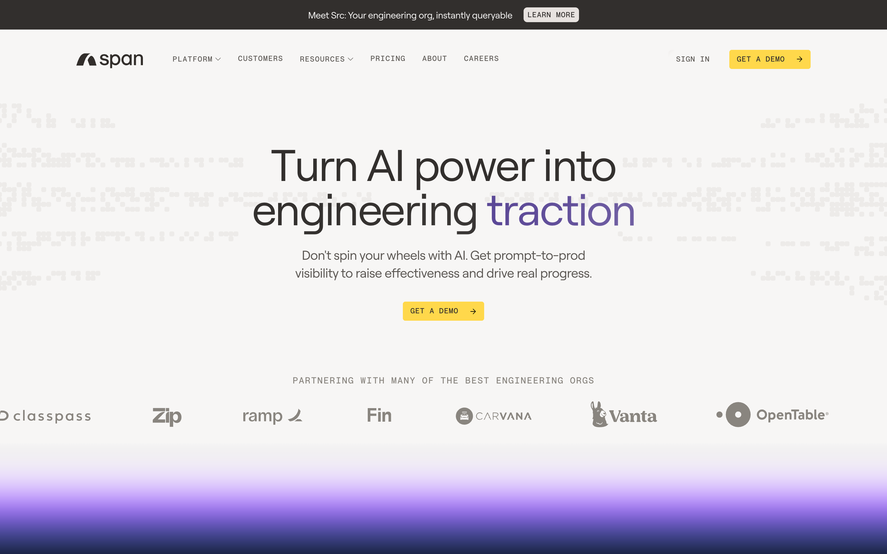 Visible Space website screenshot