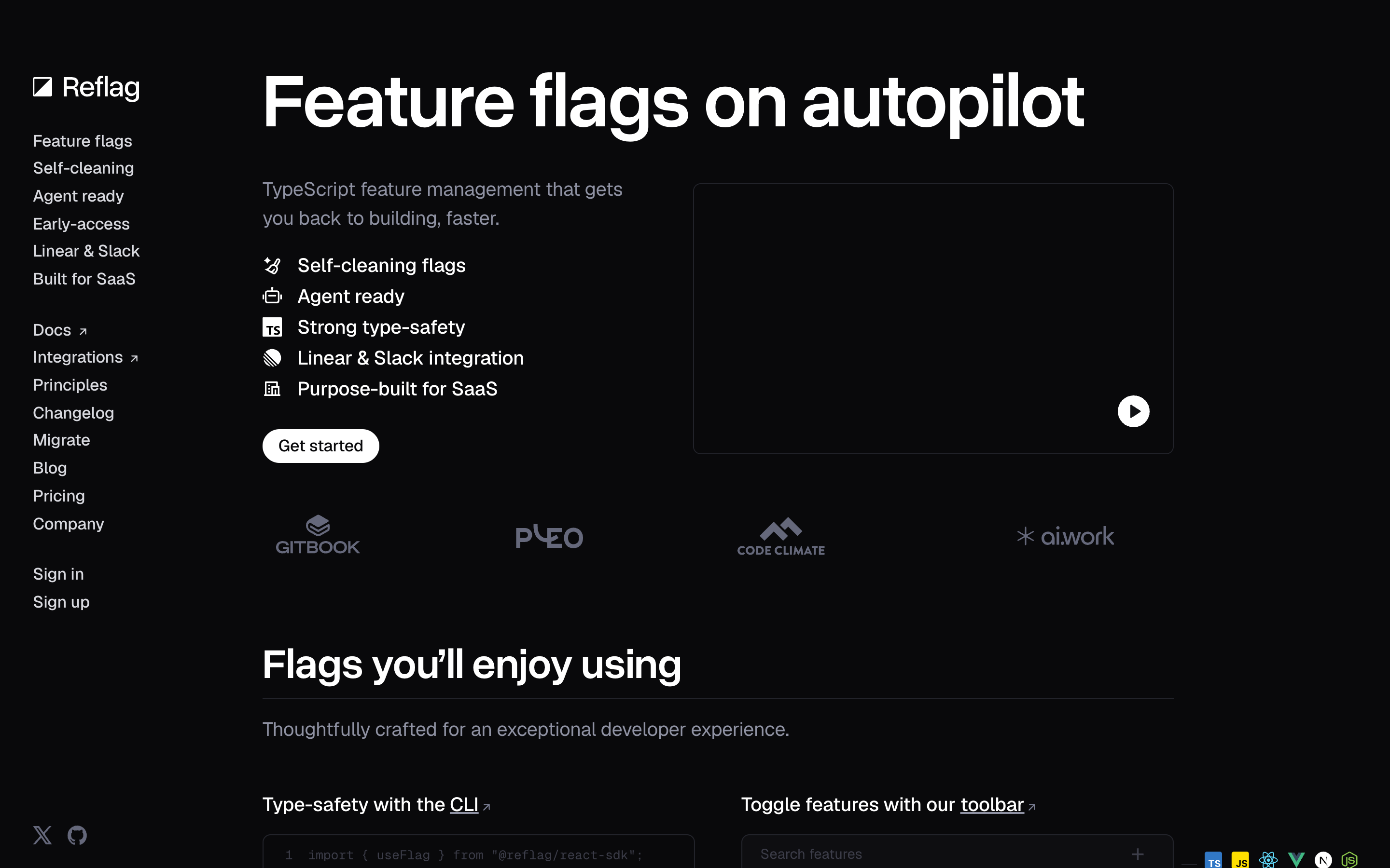 Bucket website screenshot