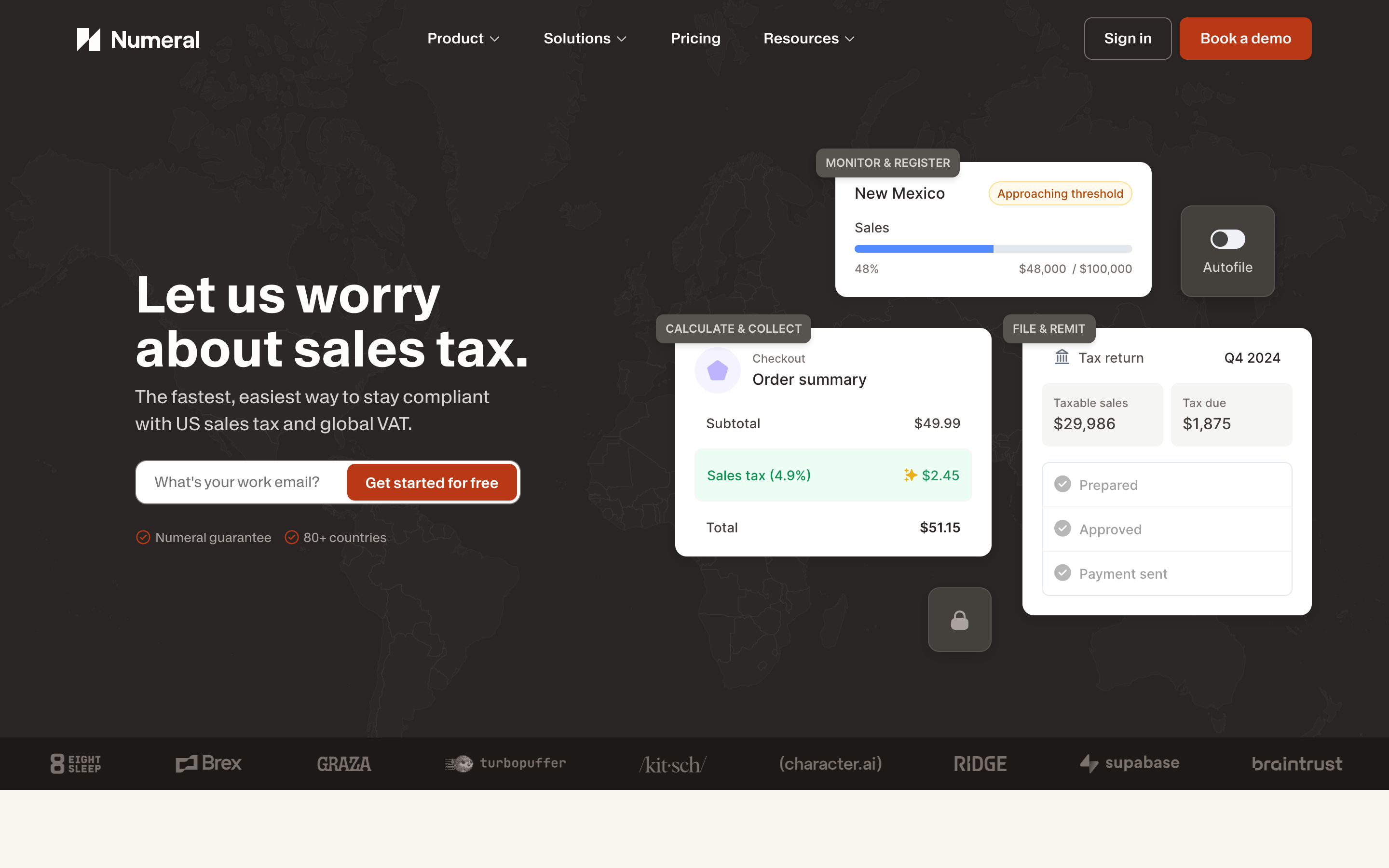 Numeralhq website screenshot