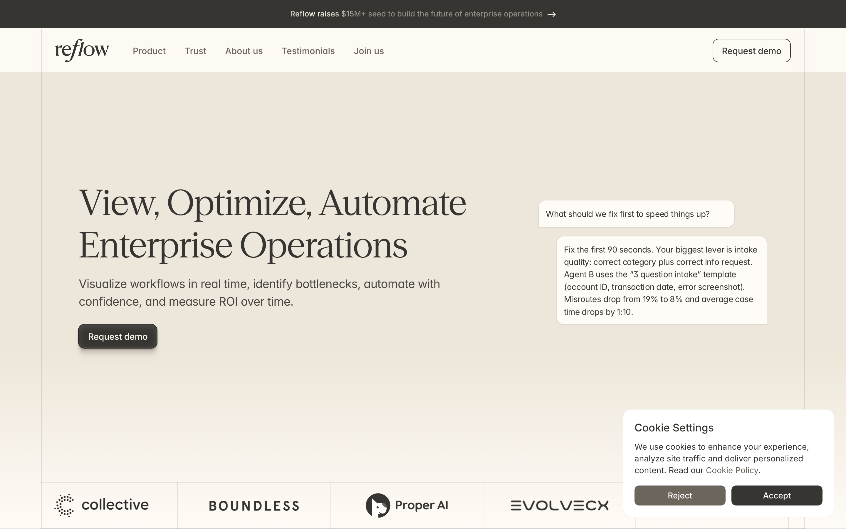 Reflow website screenshot