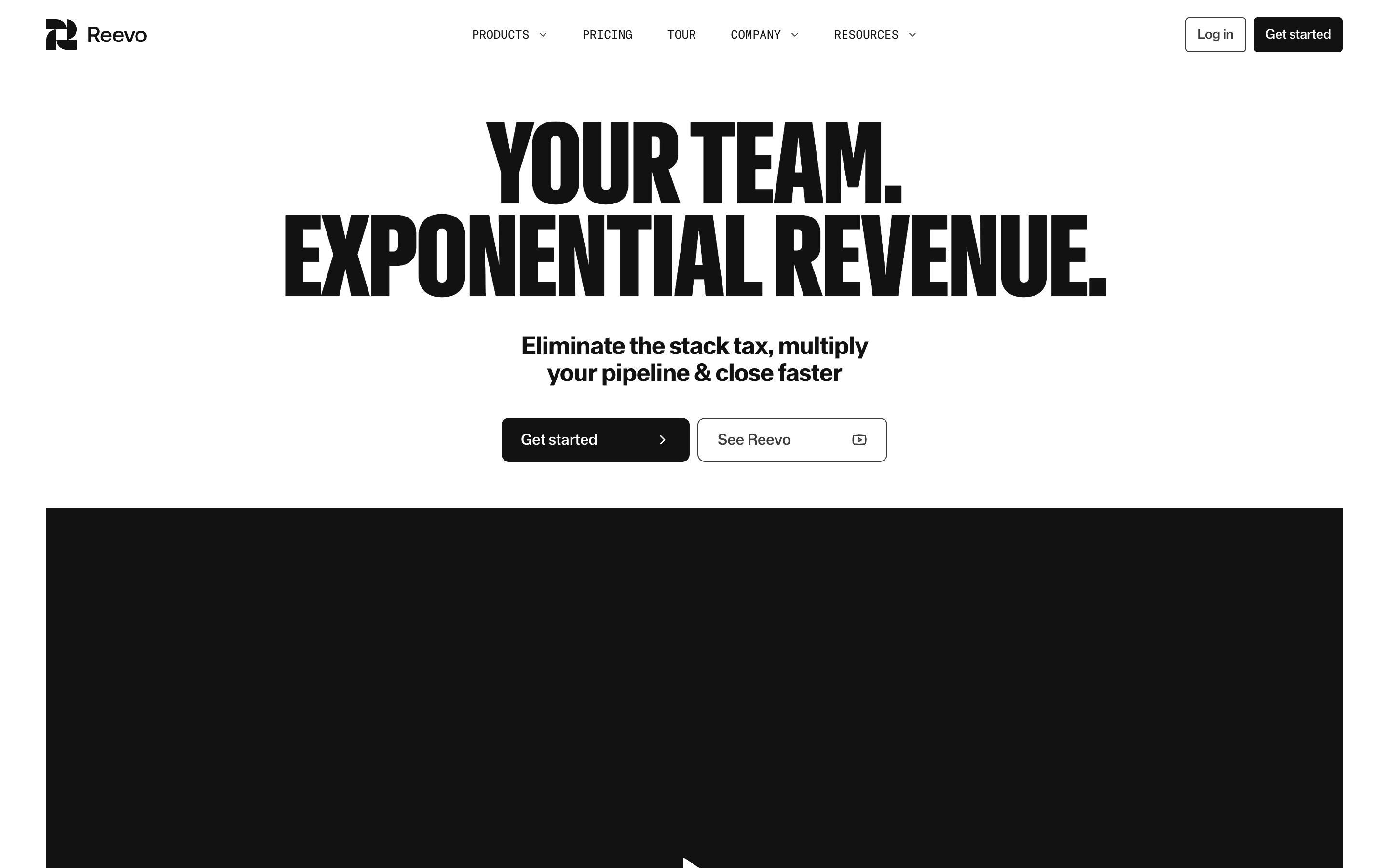 Reevo website screenshot