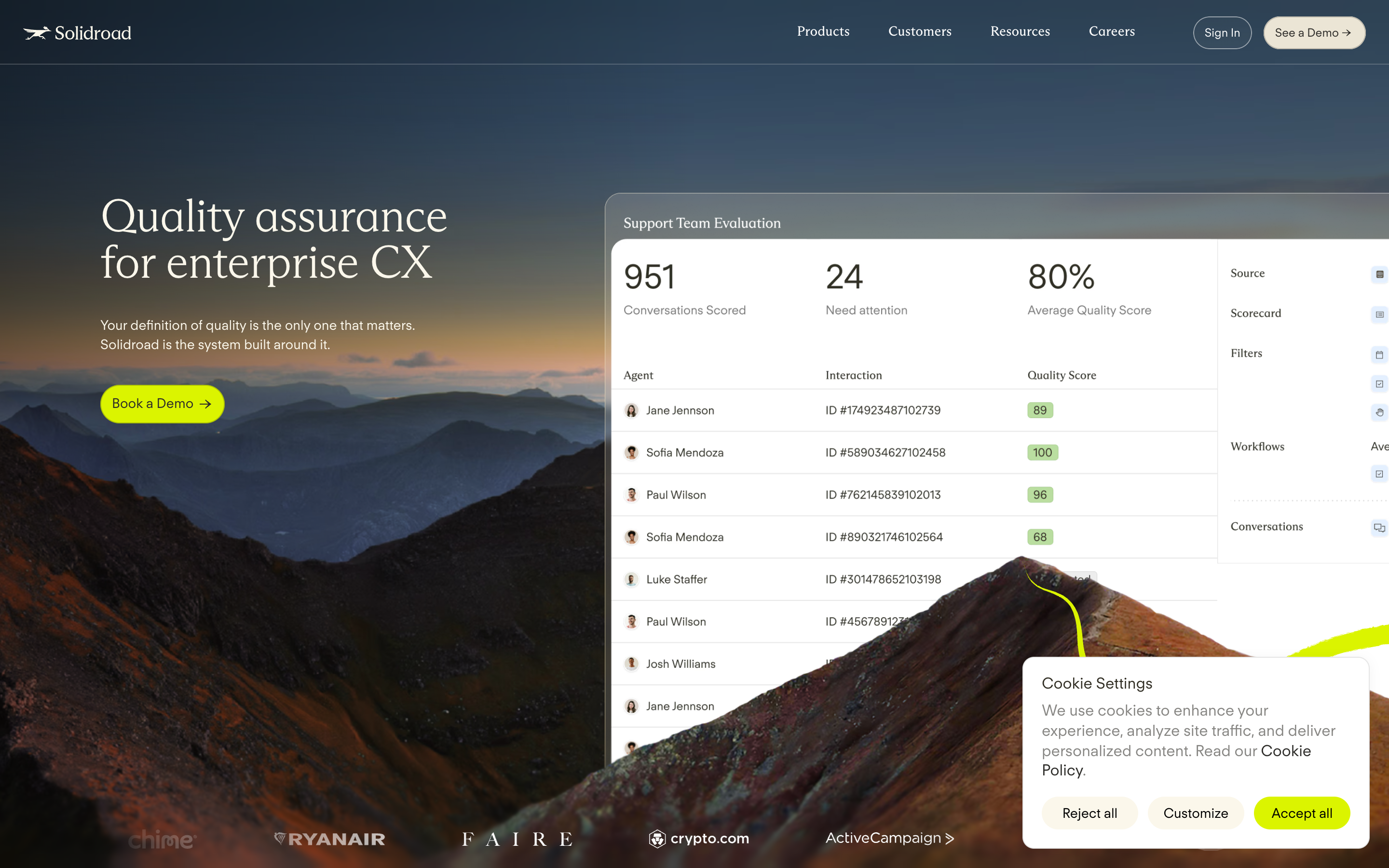 Solidroad website screenshot