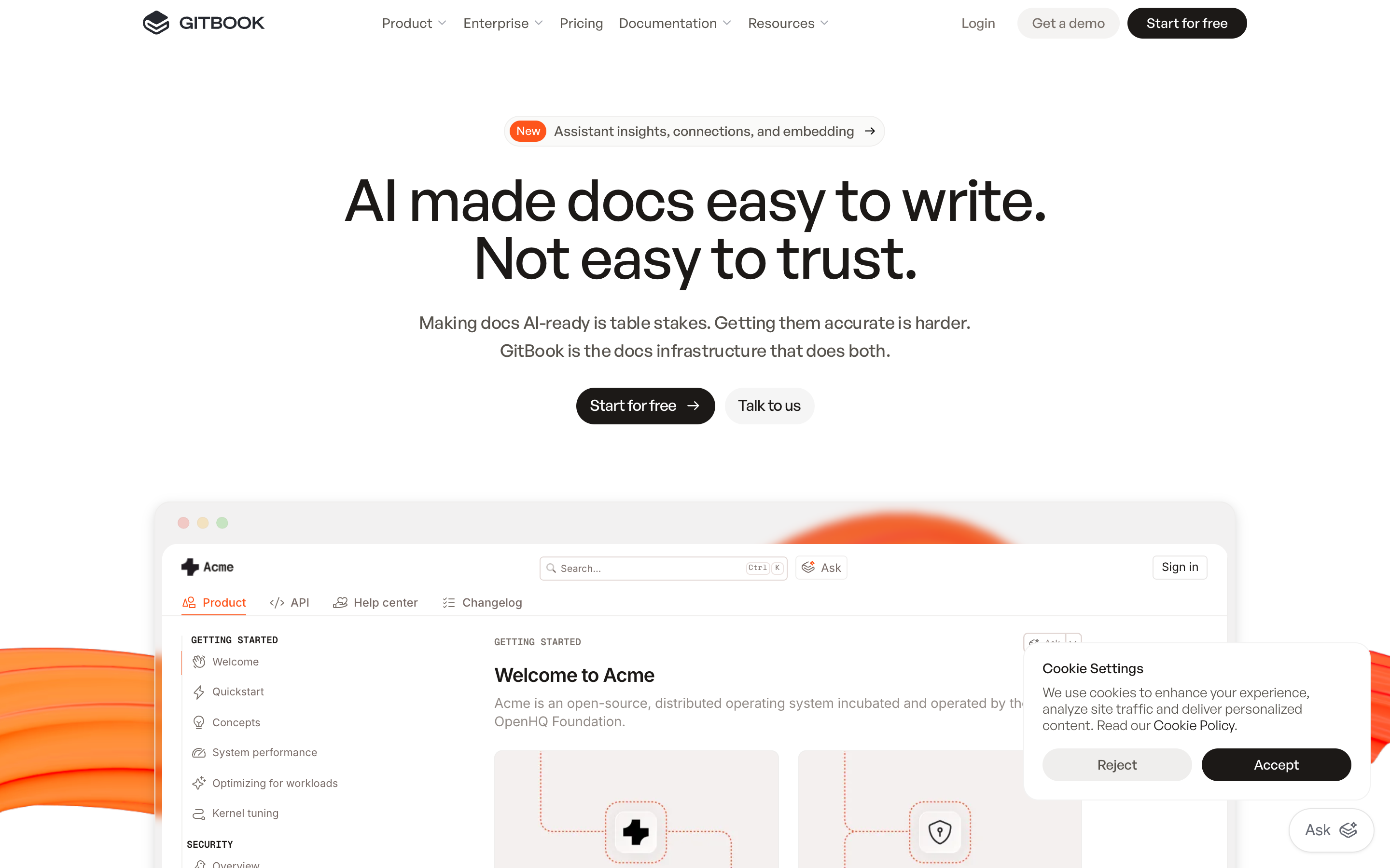 GitBook website screenshot