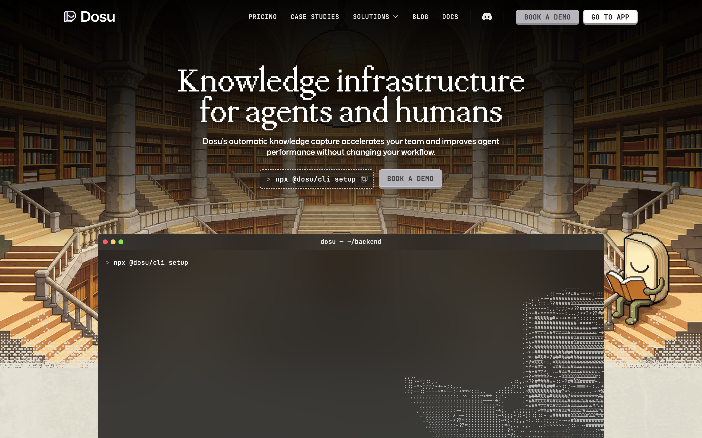 Dosu website screenshot