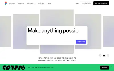 Figma website screenshot