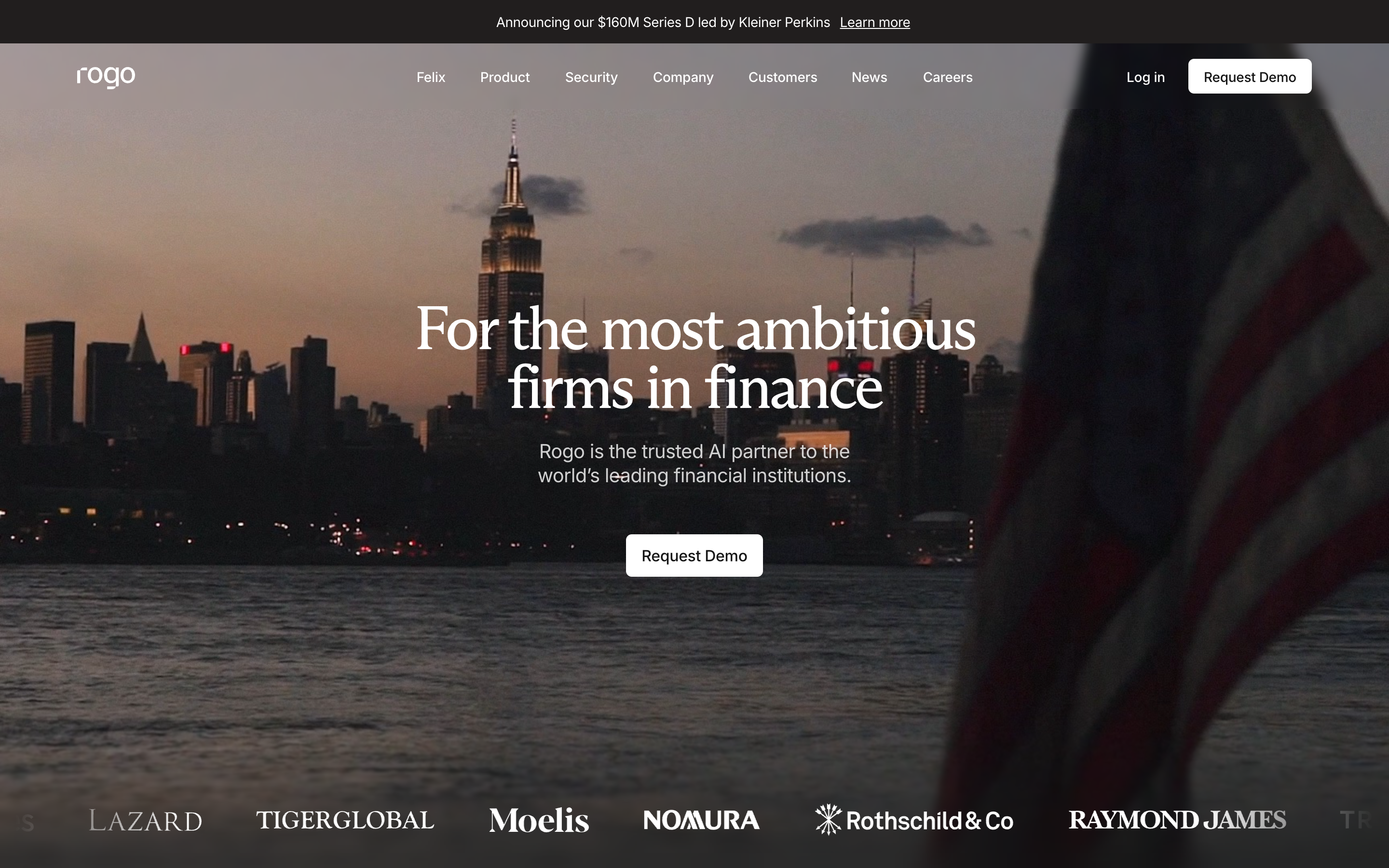 Rogo website screenshot