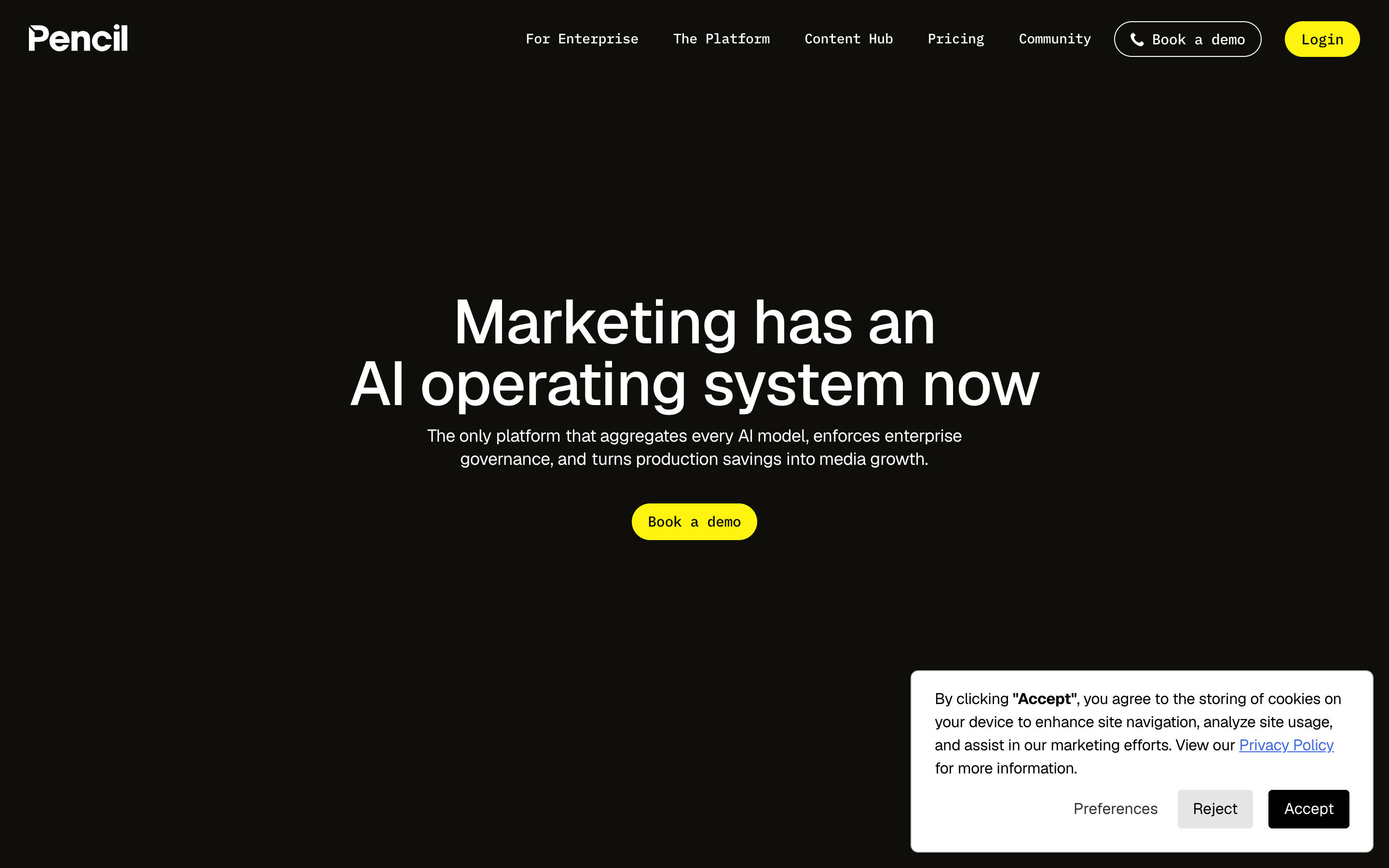 Trypencil website screenshot