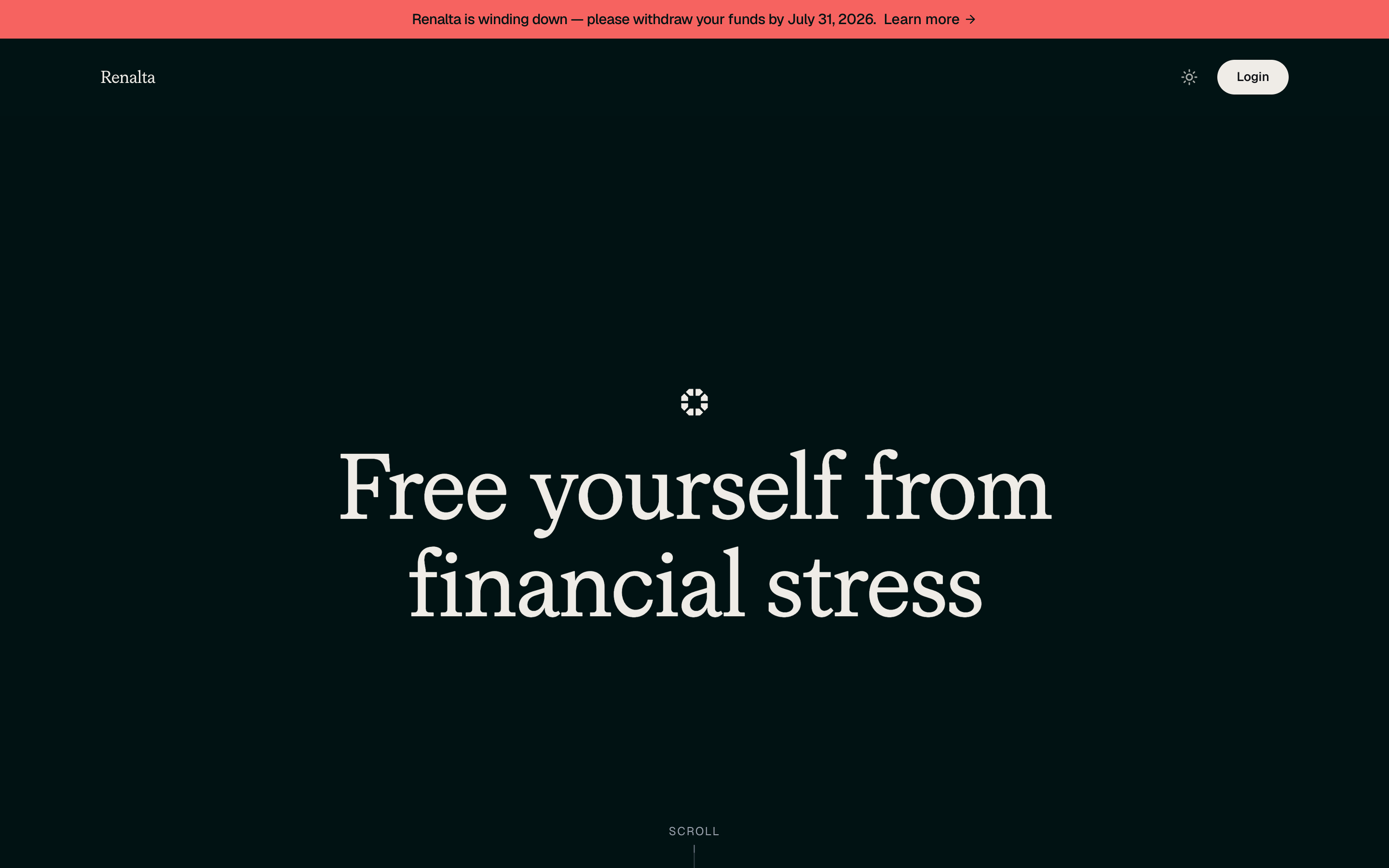 Renalta website screenshot