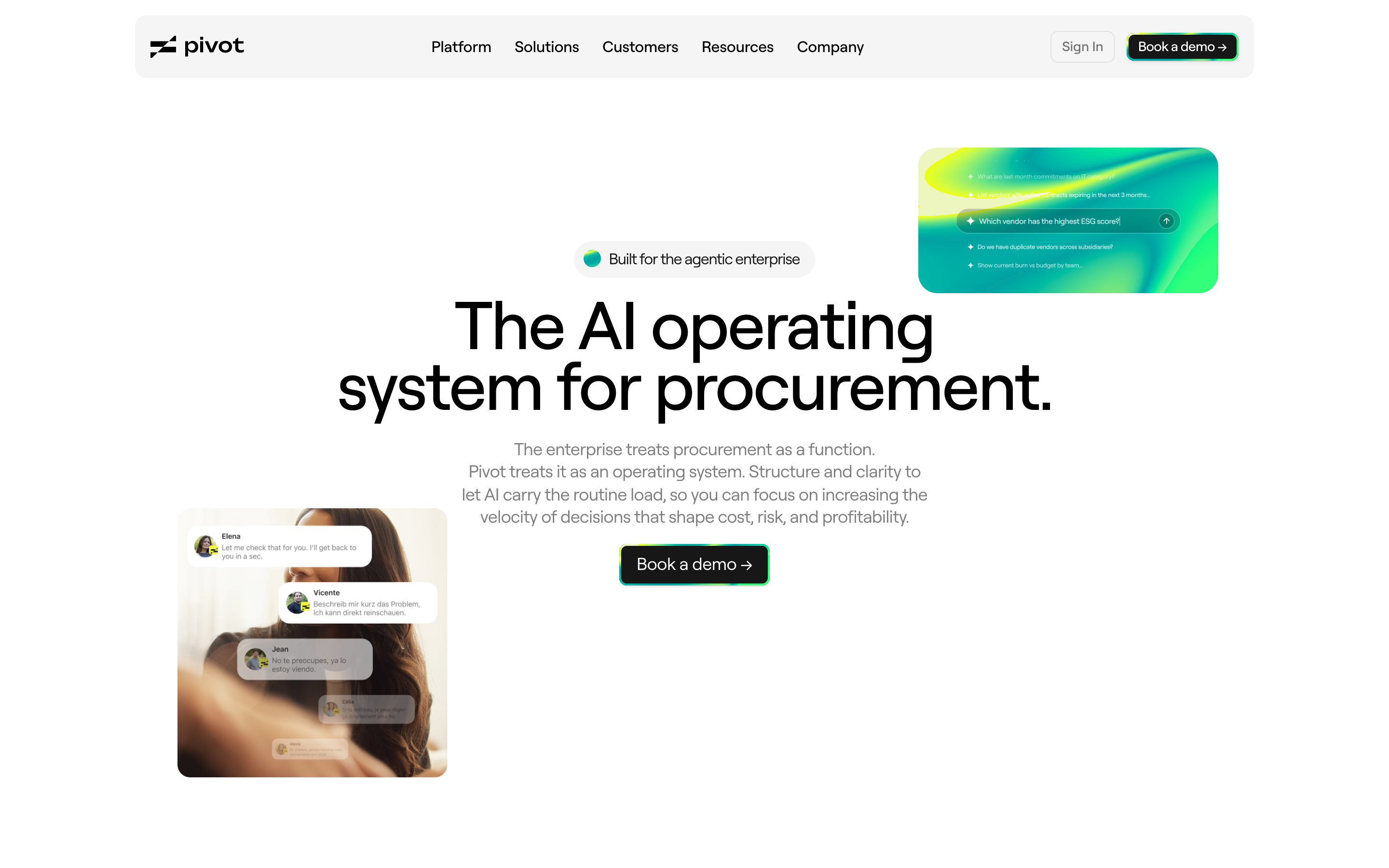 Pivotapp website screenshot
