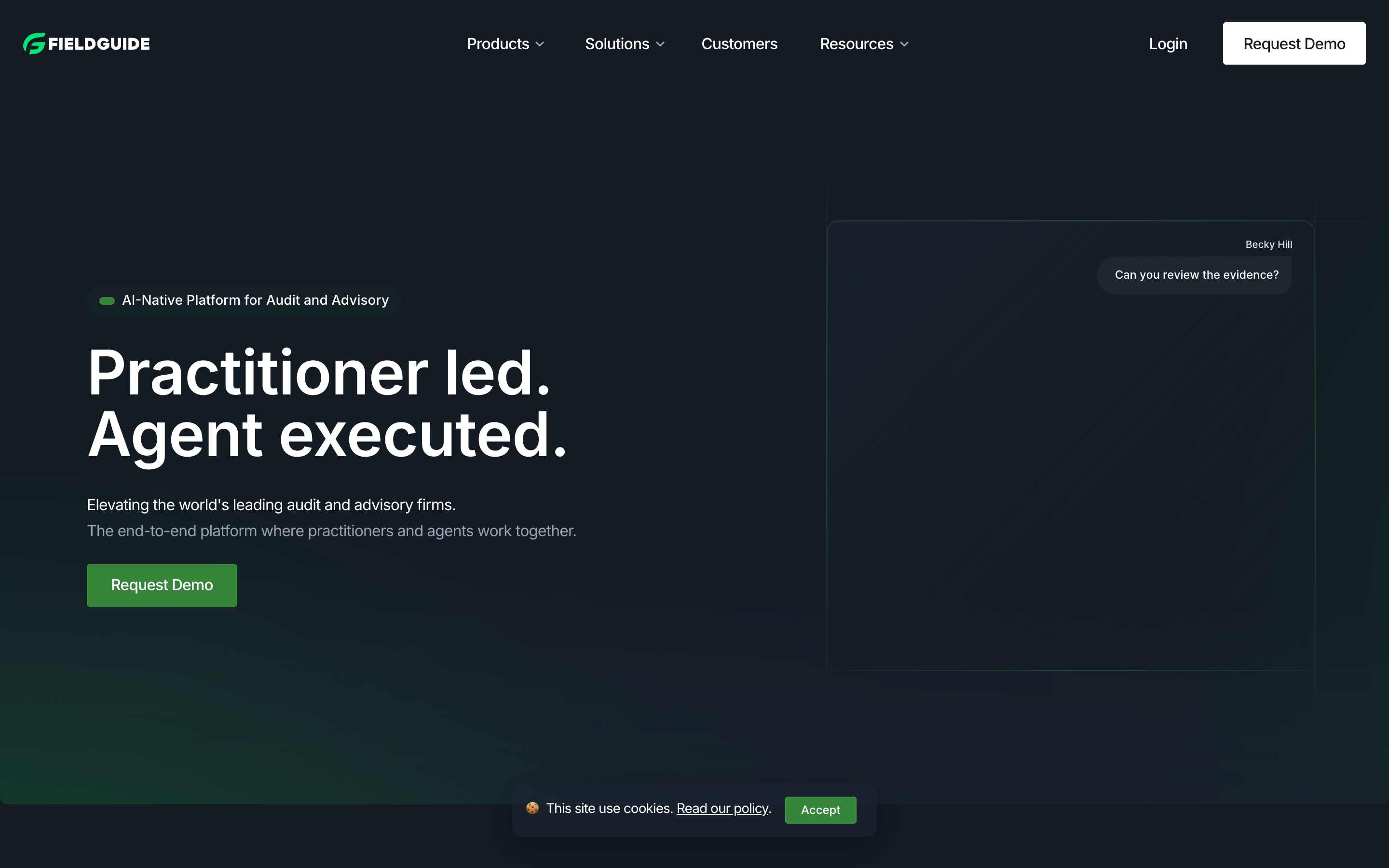 Fieldguide website screenshot