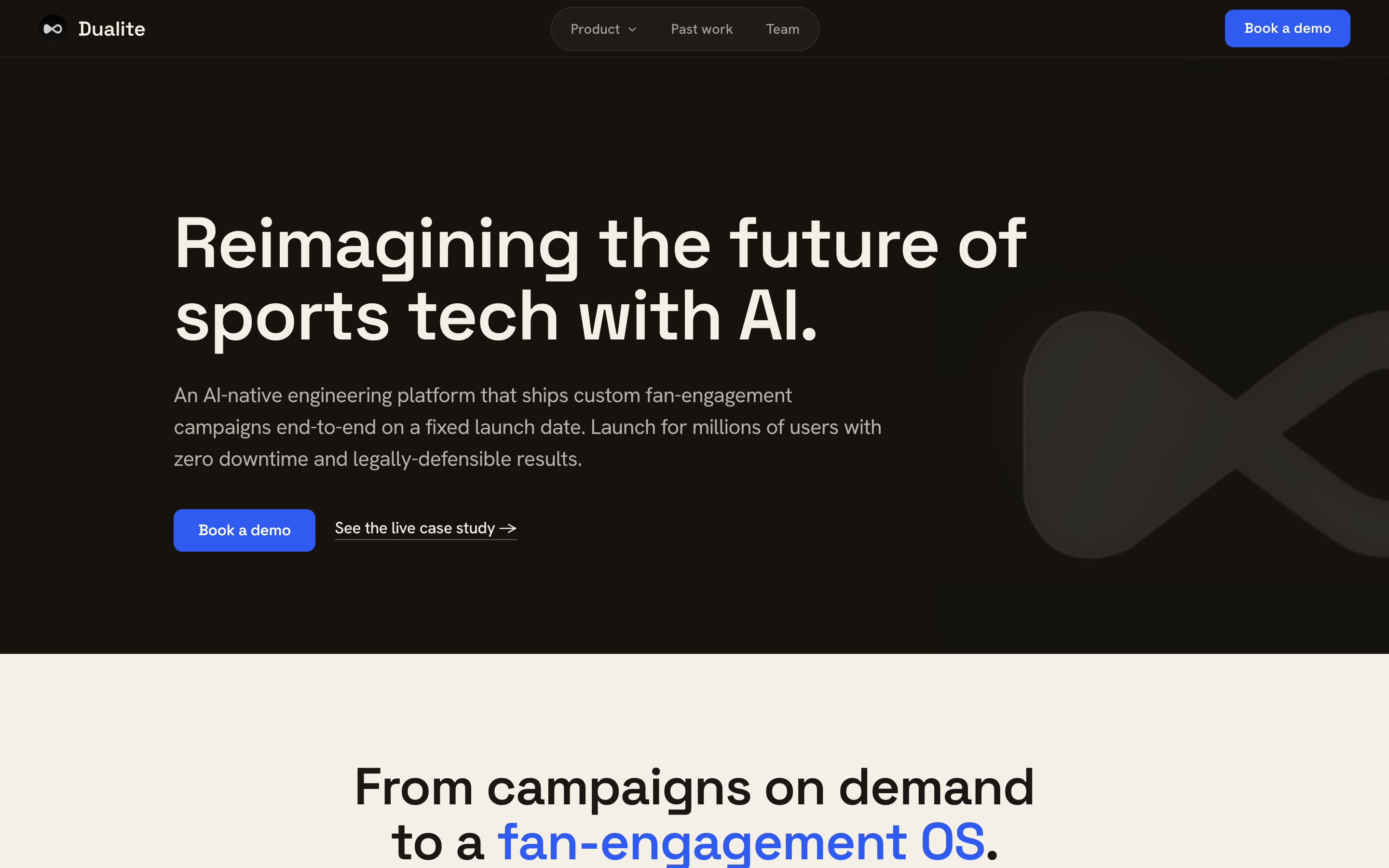 Dualite website screenshot