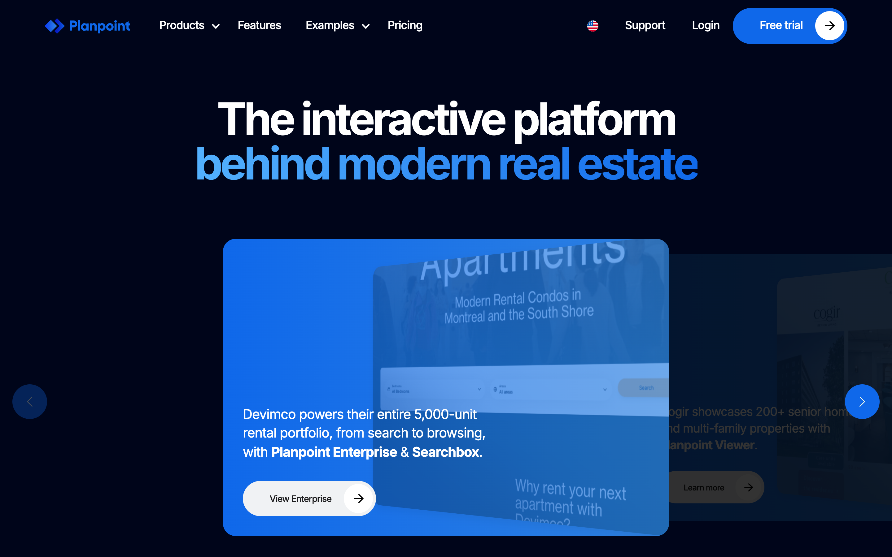 Planpoint website screenshot