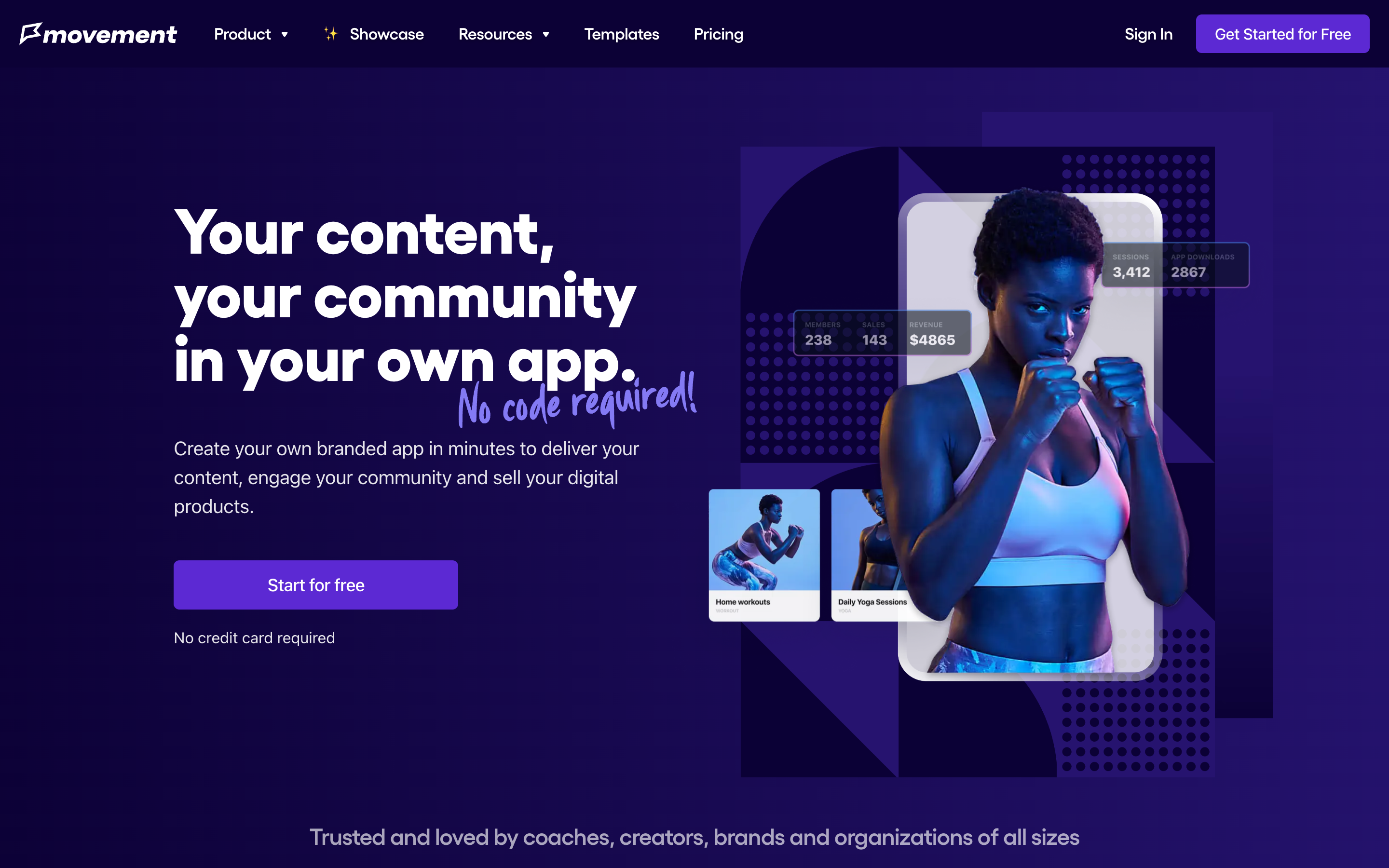 Movement website screenshot