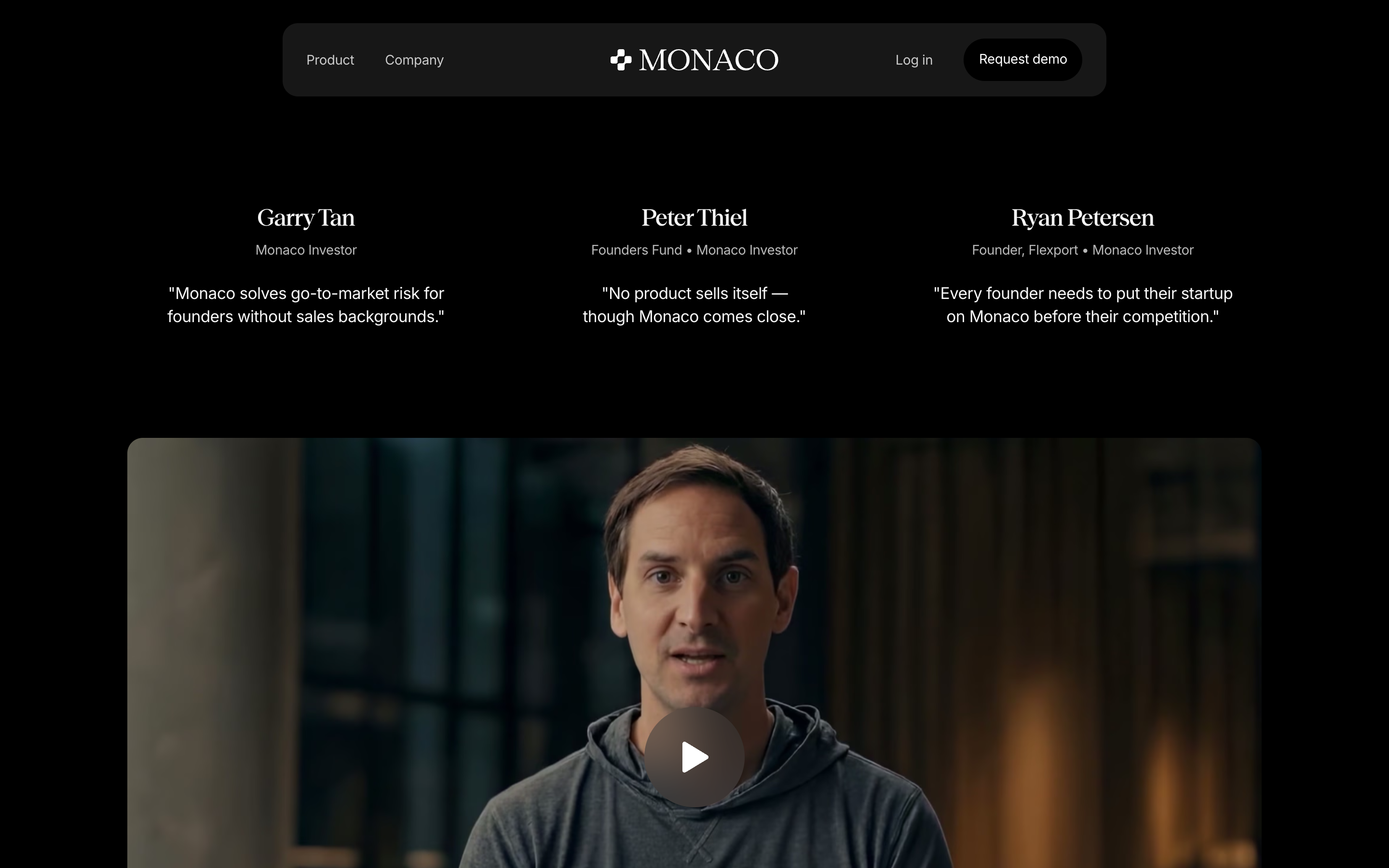 Monaco website screenshot
