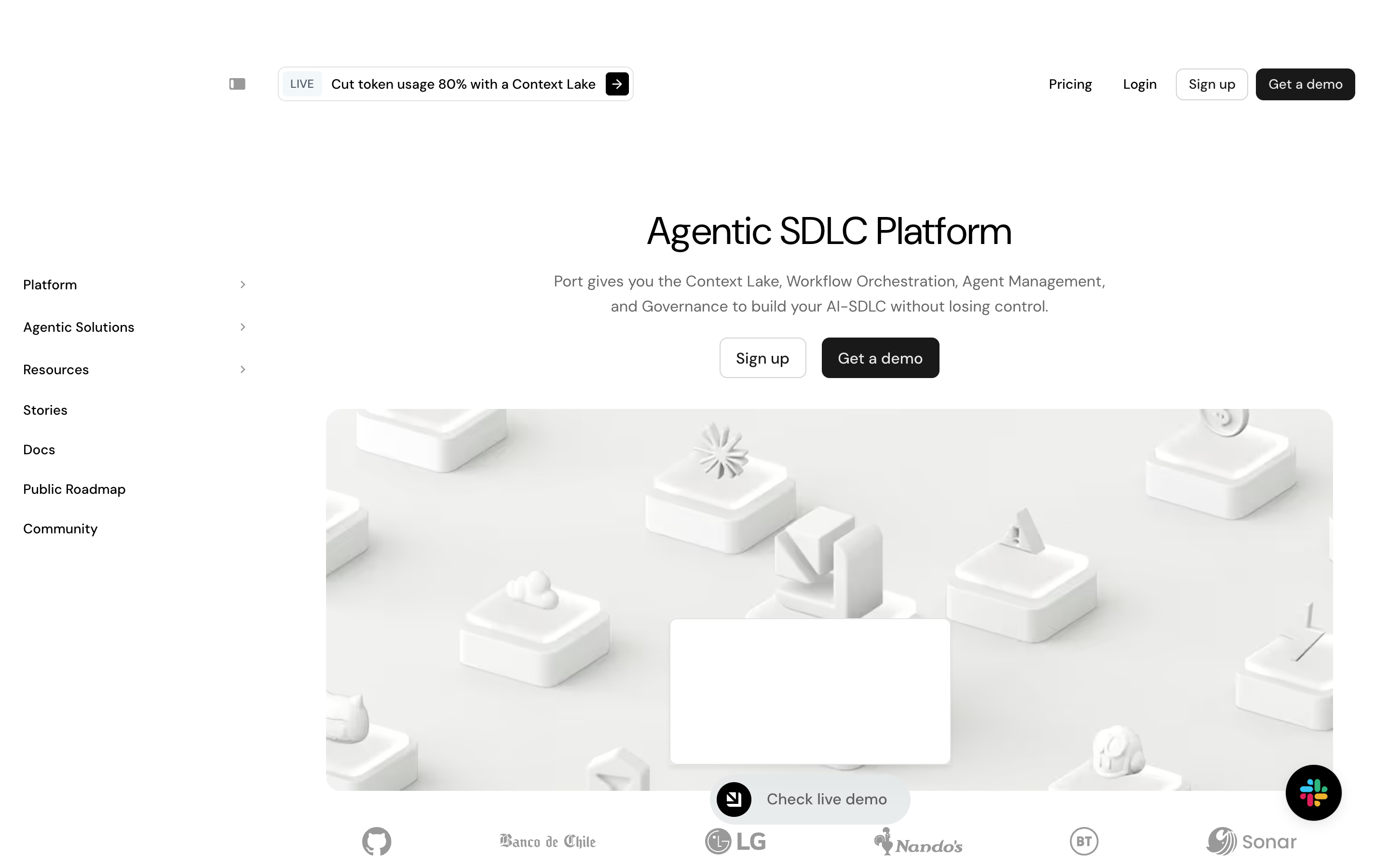 Getport website screenshot
