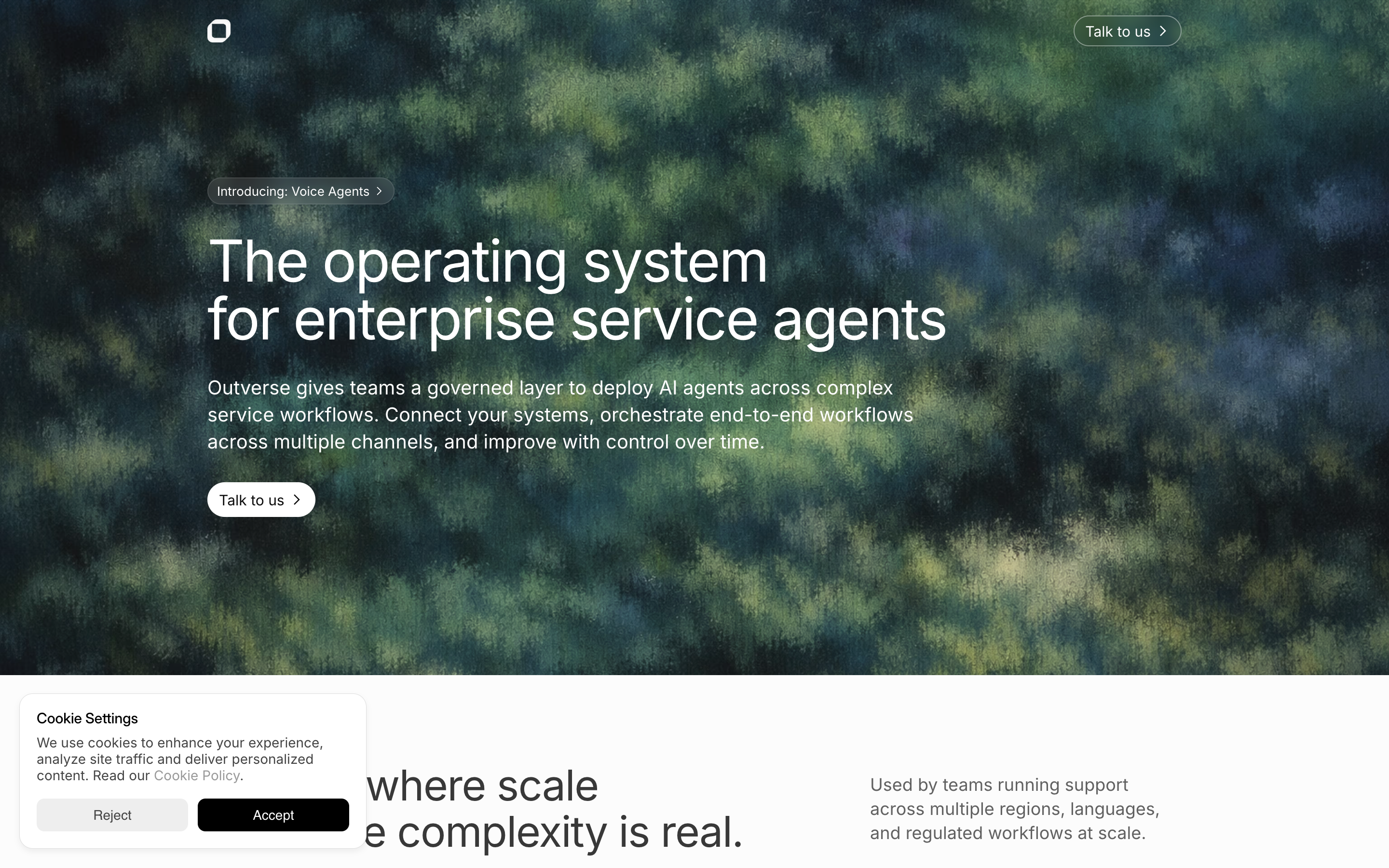 Outverse website screenshot