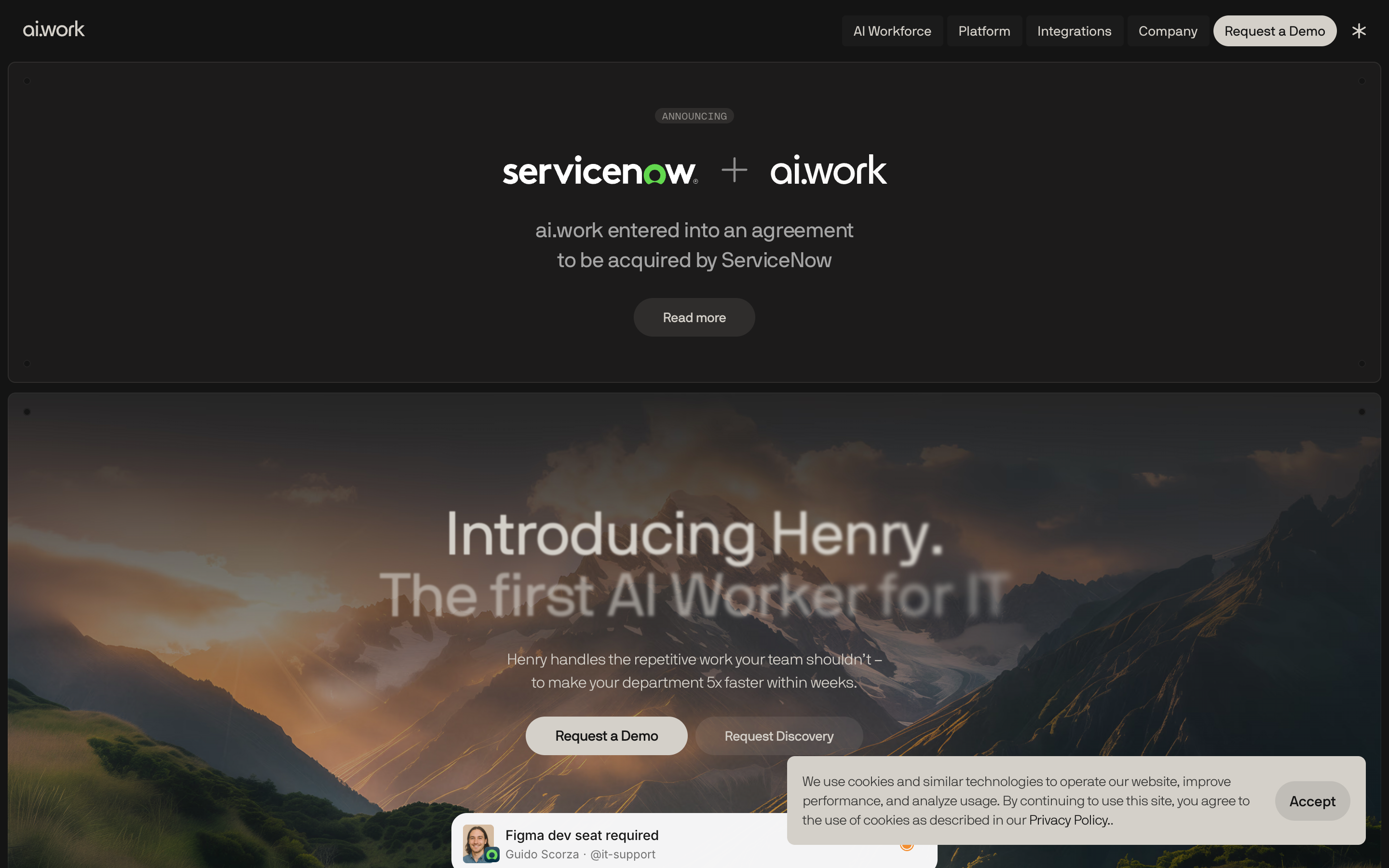 Ai website screenshot