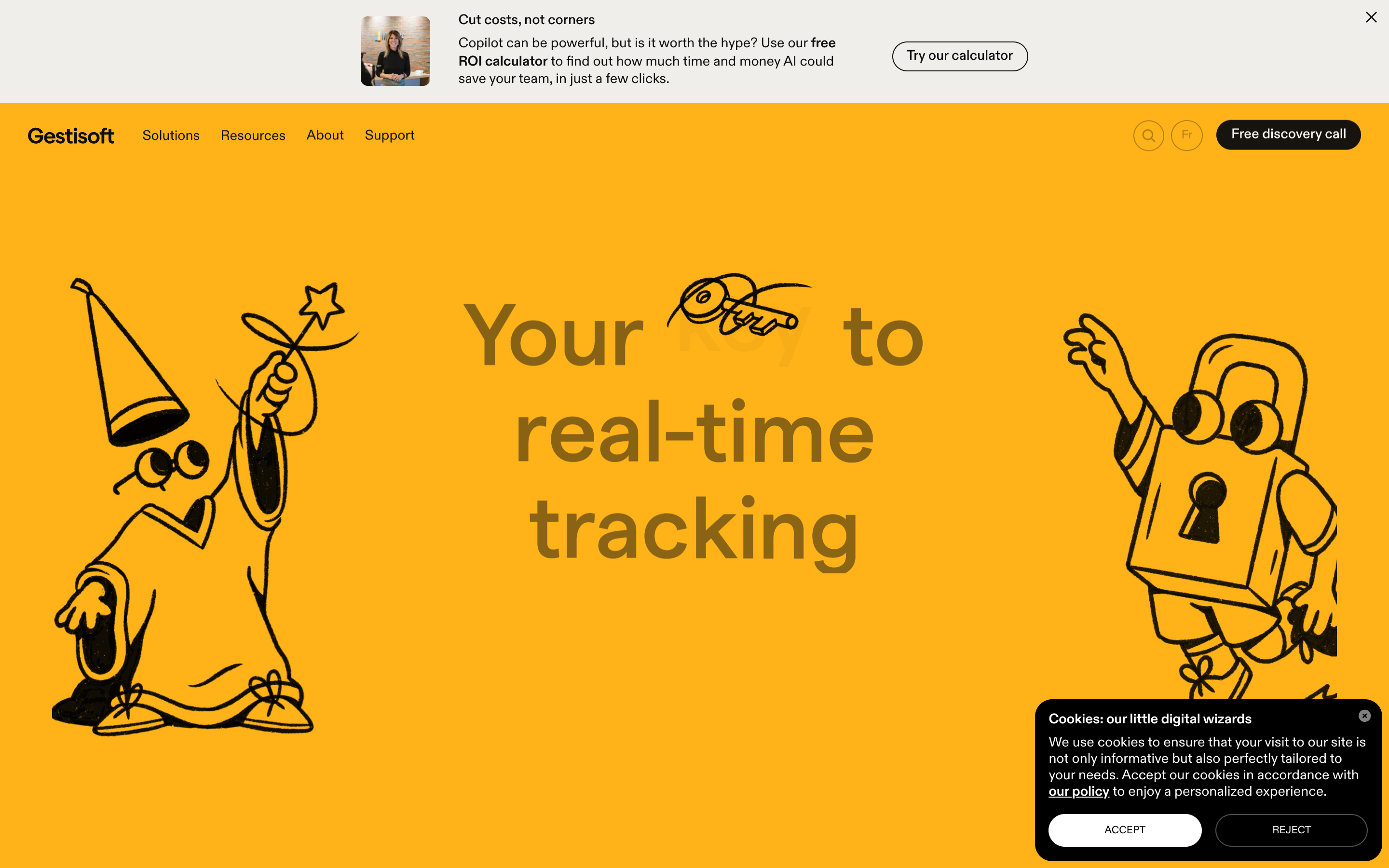 Gestisoft website screenshot