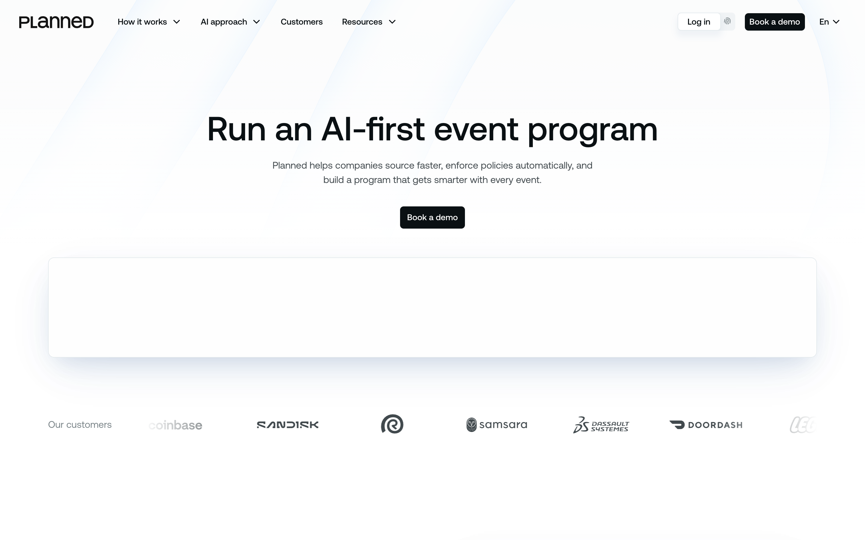 Planned website screenshot
