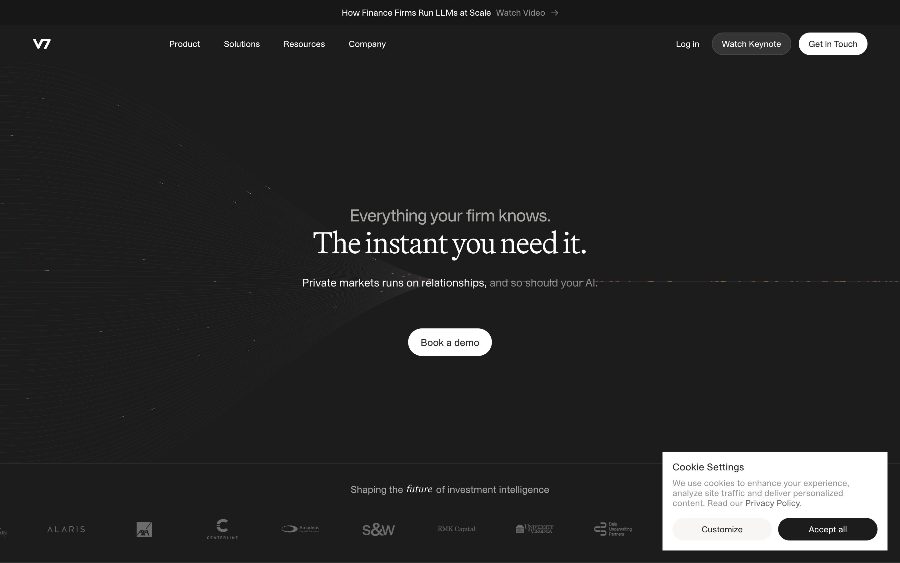 V7 Labs website screenshot