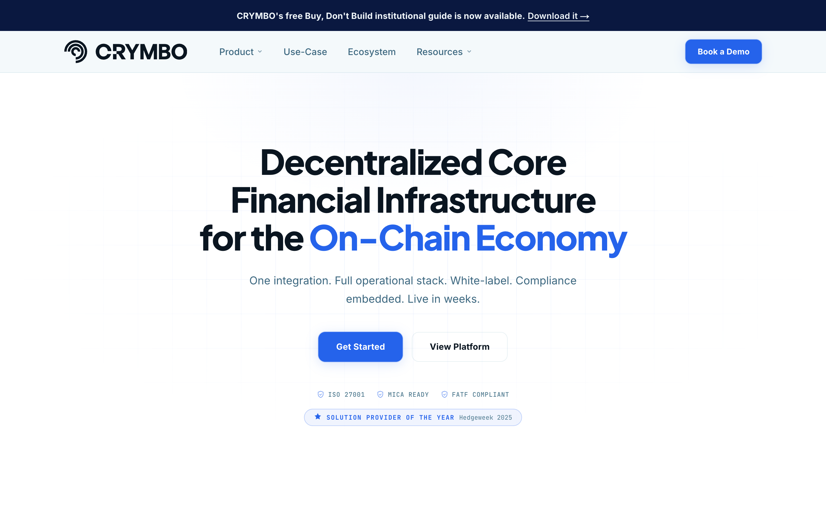Crymbo website screenshot