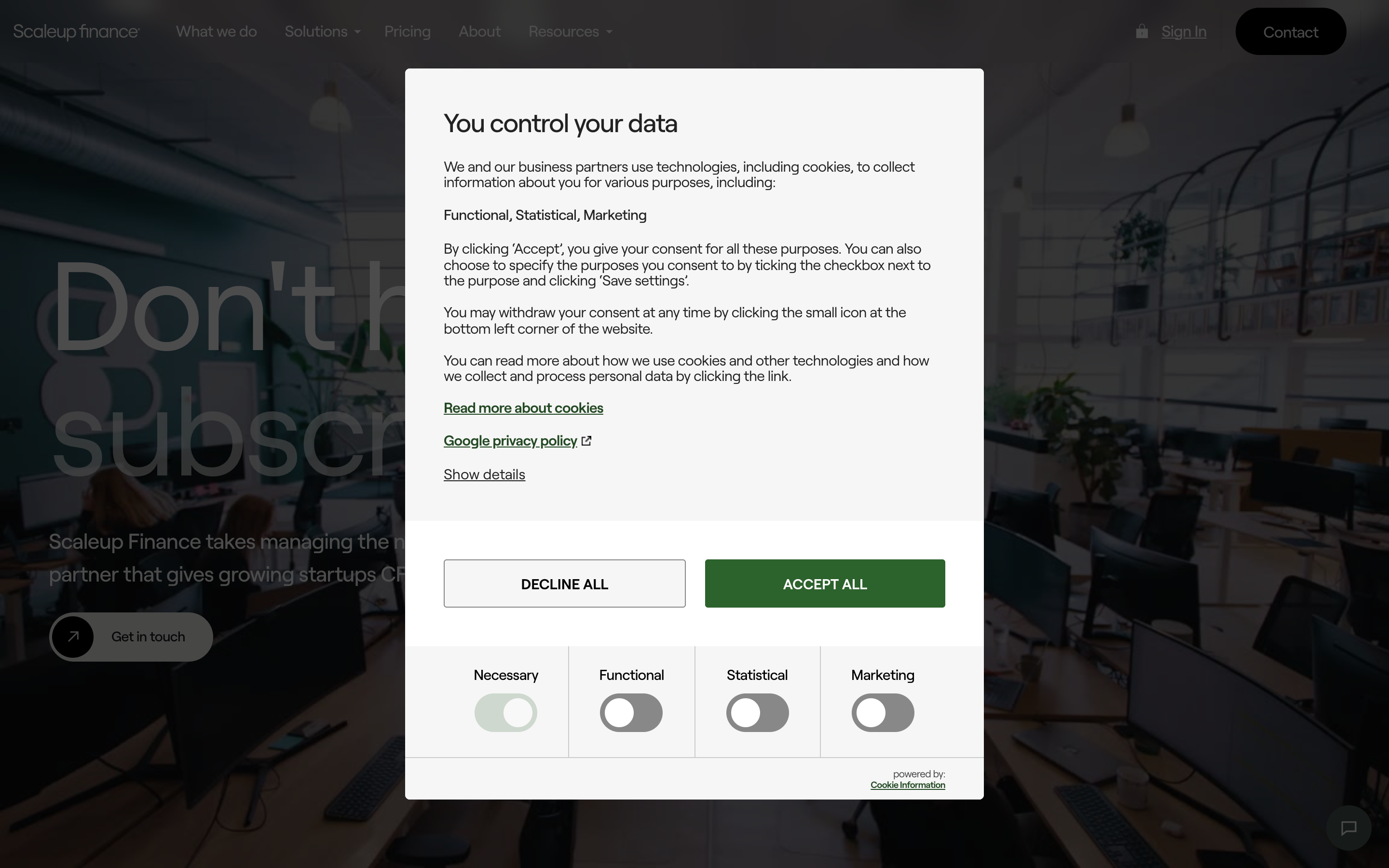 Scaleup desktop screenshot