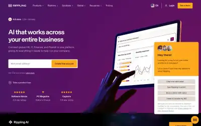 Rippling website screenshot