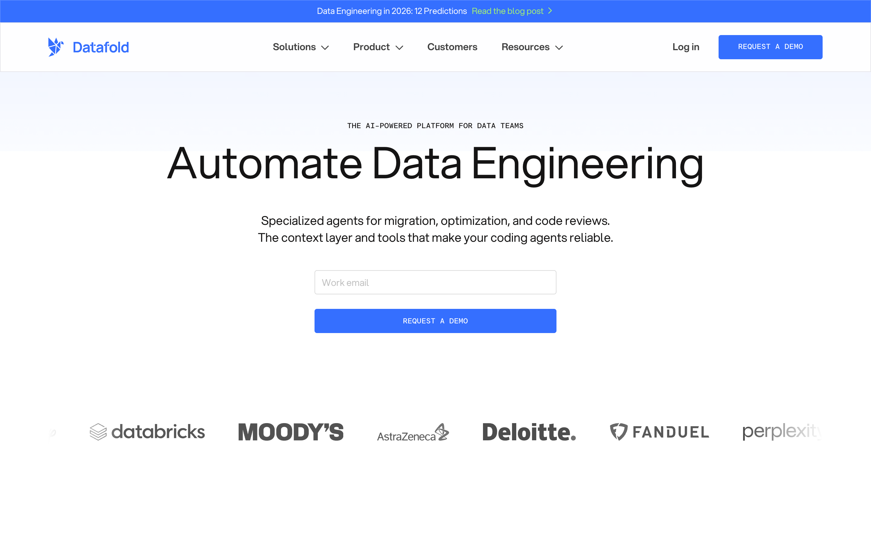 Datafold website screenshot