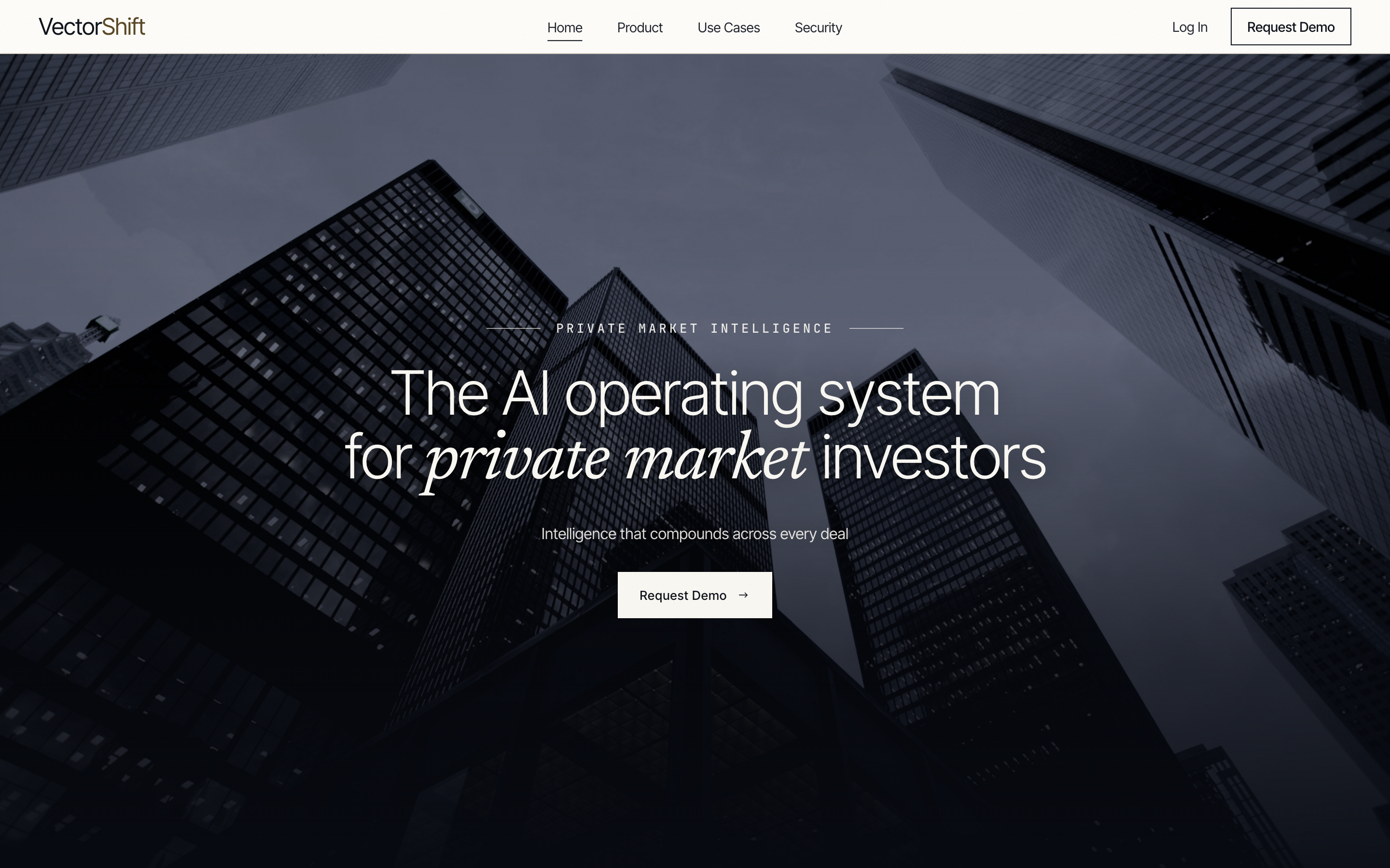 Vectorshift website screenshot