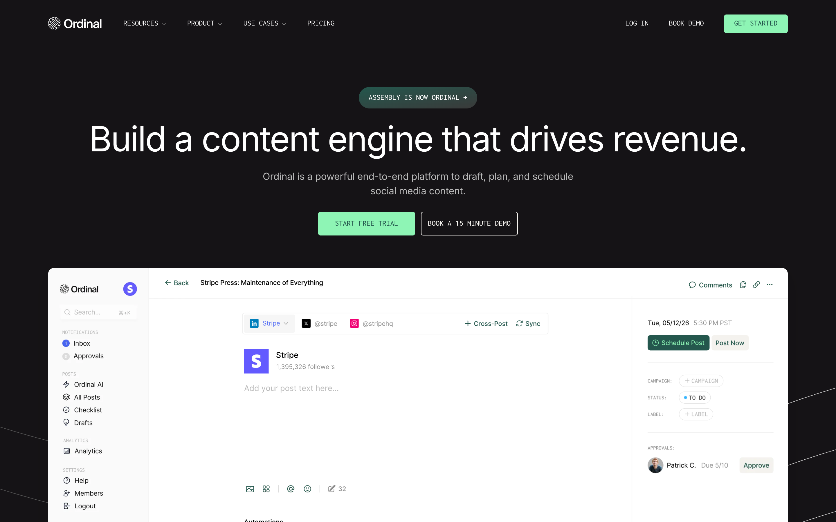 Assembly (MARKETING) website screenshot